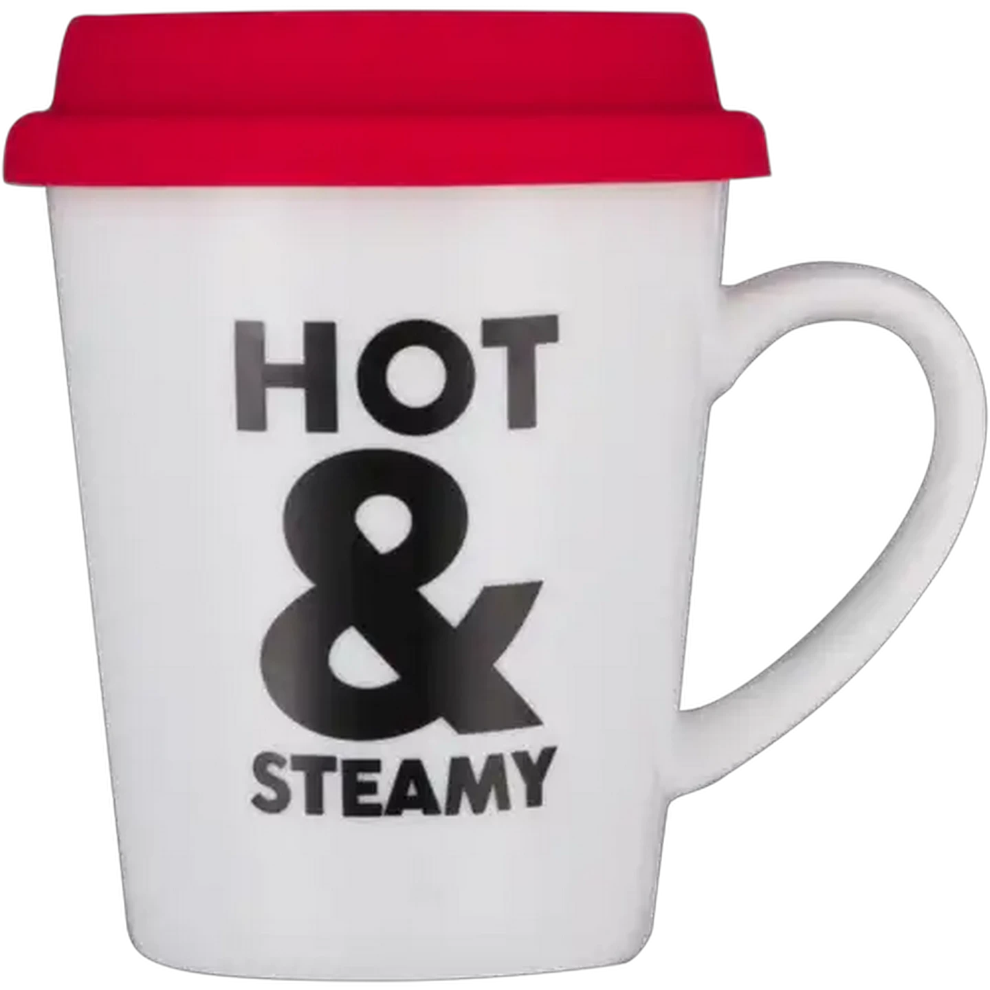 Image of Coffee Mug with Silicone Lid (Colour May Vary)