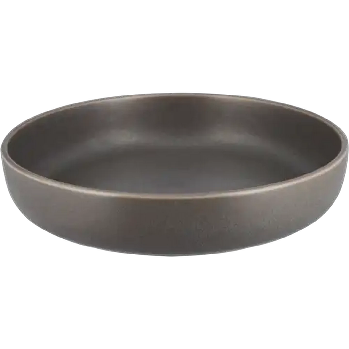Image of Retro Grey Salad Bowl With Lip 23.8cm