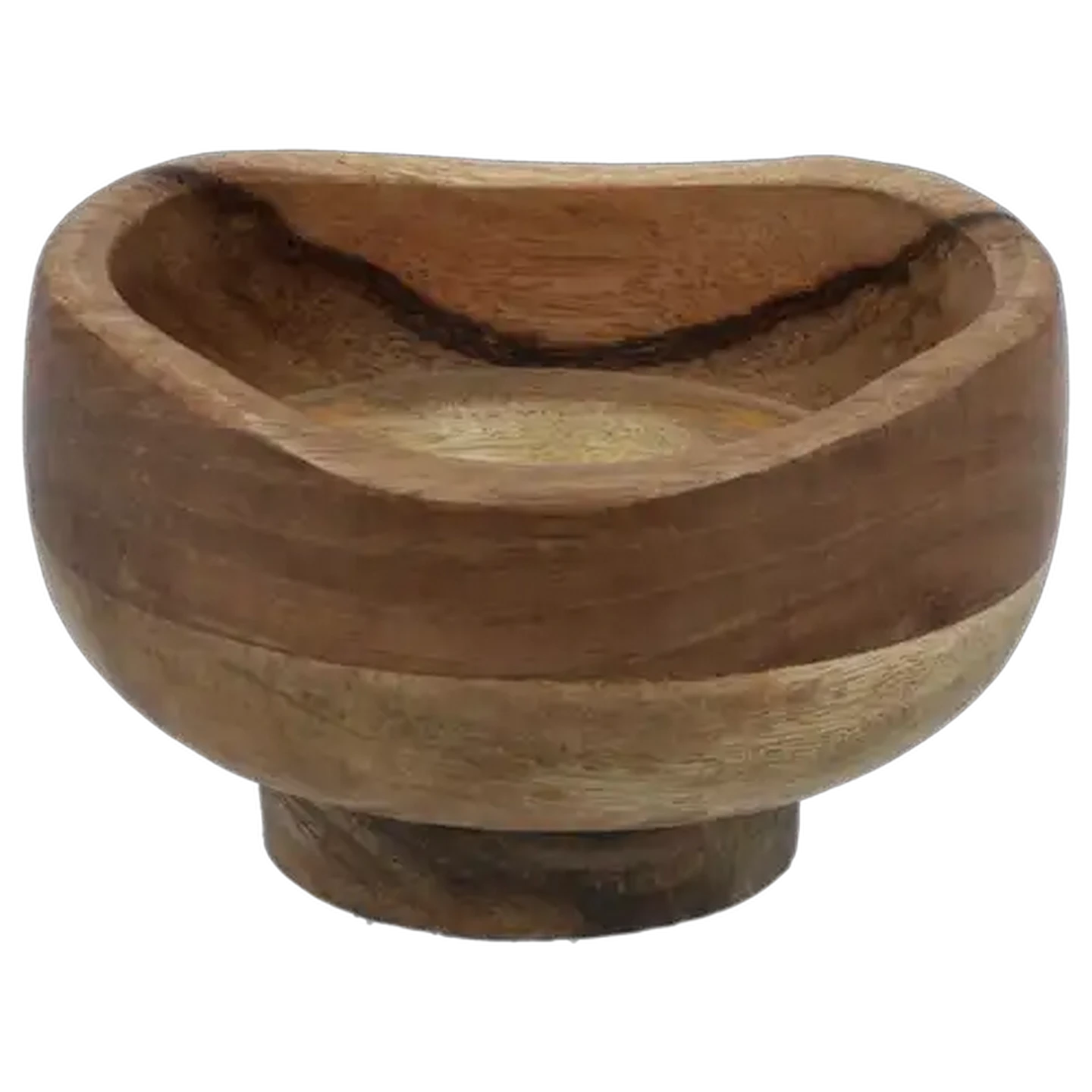 Image of Mango Wood Small Serving Bowl