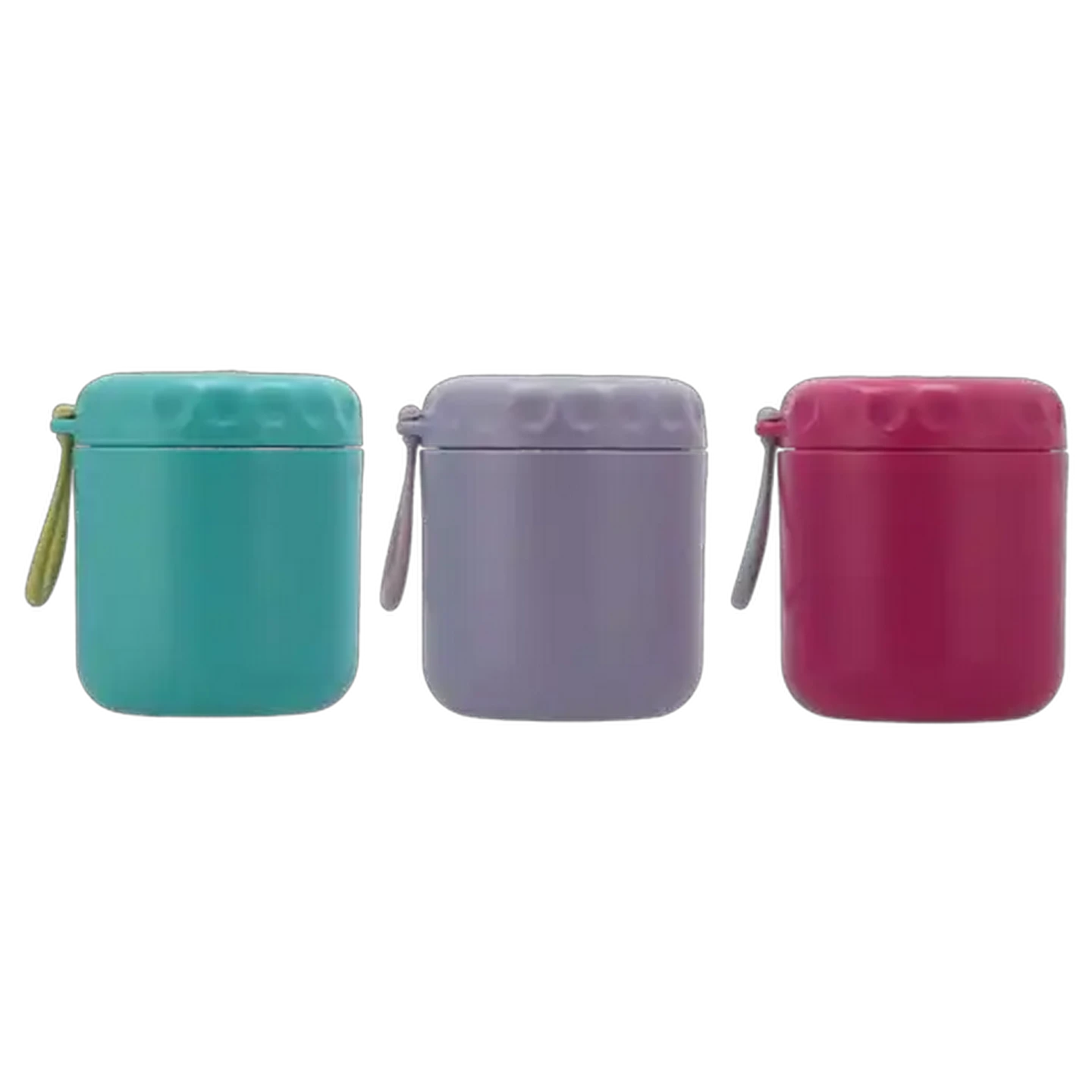 Image of Food Flask with Strap 450ml (Colour May Vary)