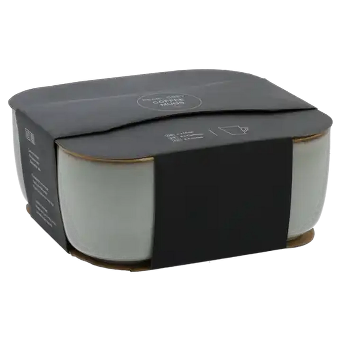 Image of Pearl Grey Coffee Mug 350ml 4 Piece