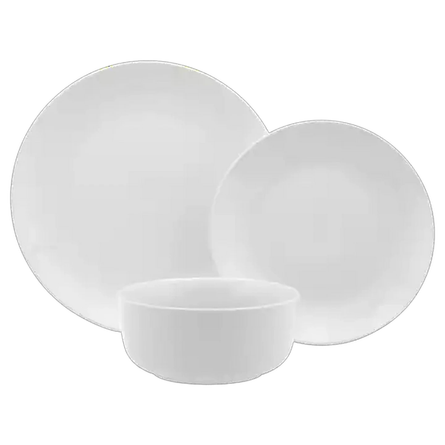 Image of Tahoe White Dinner Set 12 Piece