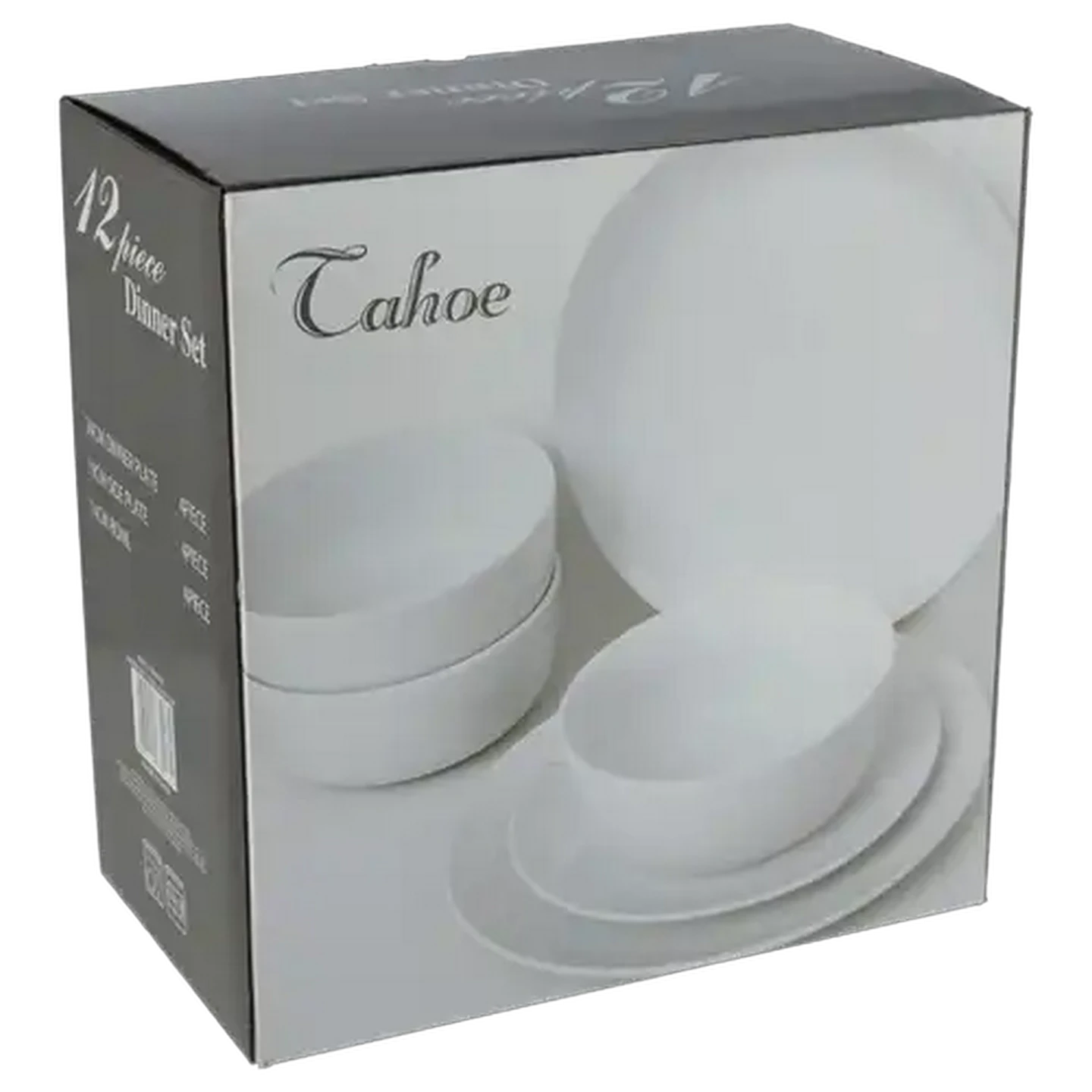 Image of Tahoe White Dinner Set 12 Piece