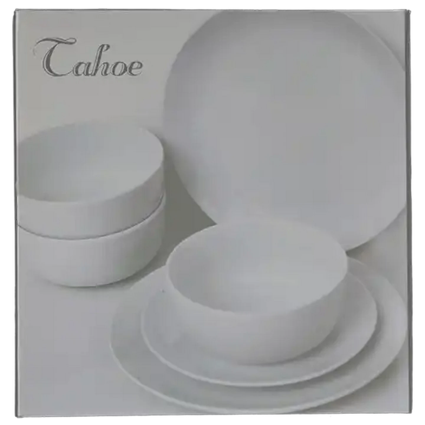 Image of Tahoe White Dinner Set 12 Piece