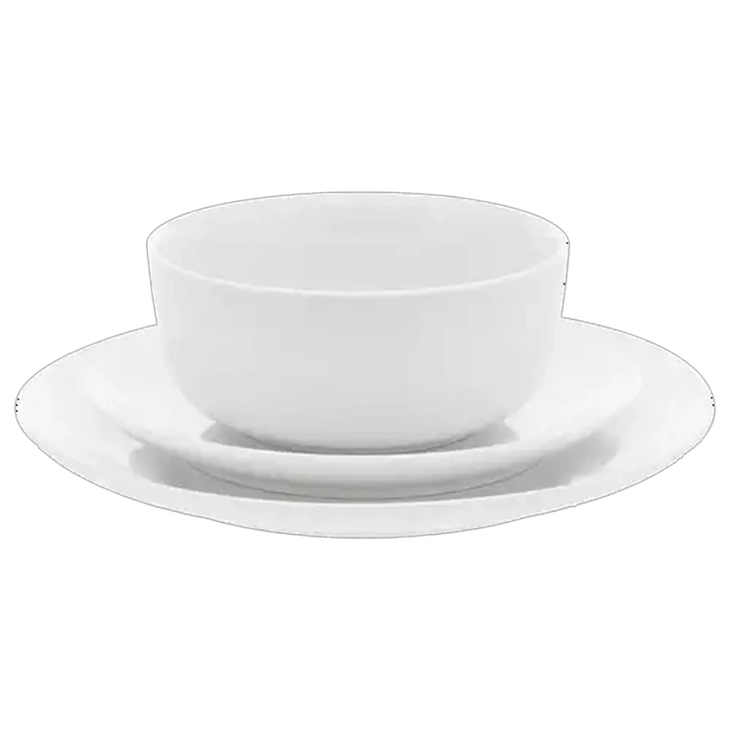 Image of Tahoe White Dinner Set 12 Piece