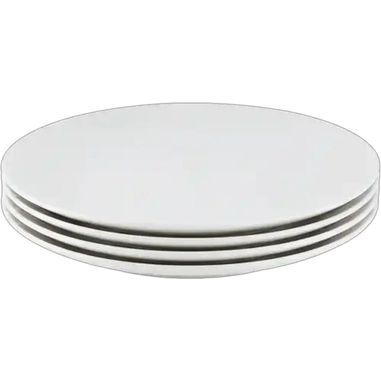 Image of Coupe White Porcelain Side Plates 20cm 4-Pack