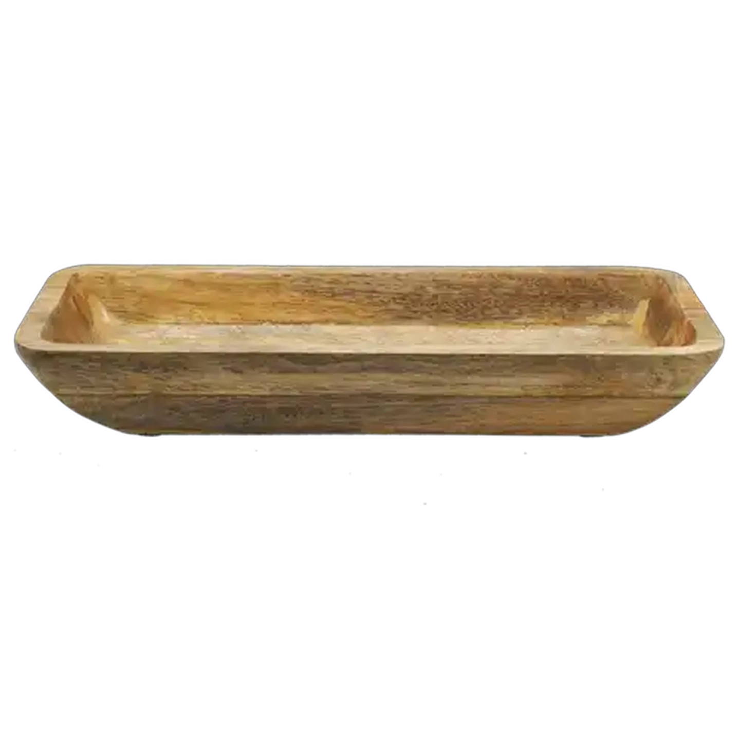 Image of Mango Wood Rectangle Serving Bowl 45x20x7cm