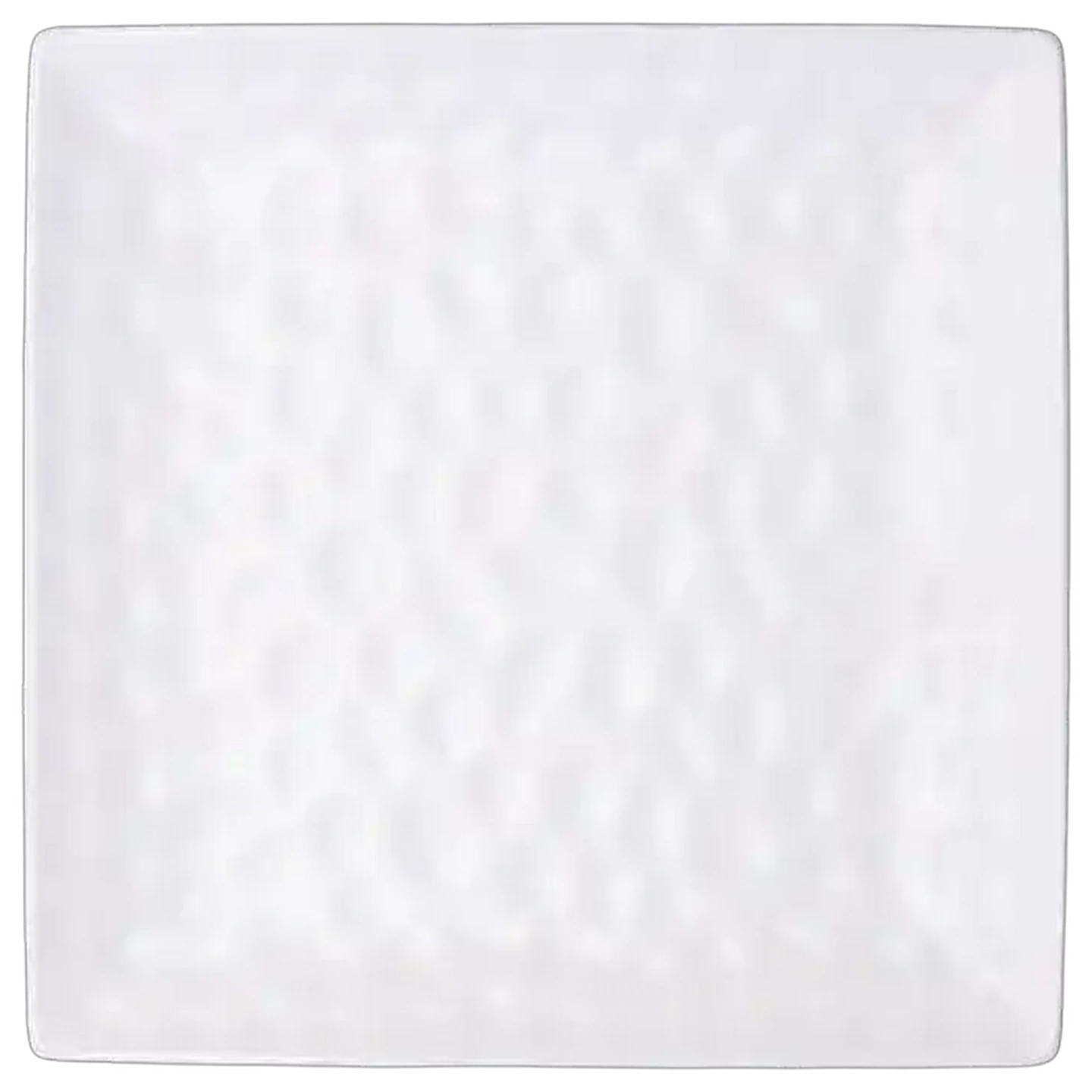 Image of Hammered White Square Platter 35cm