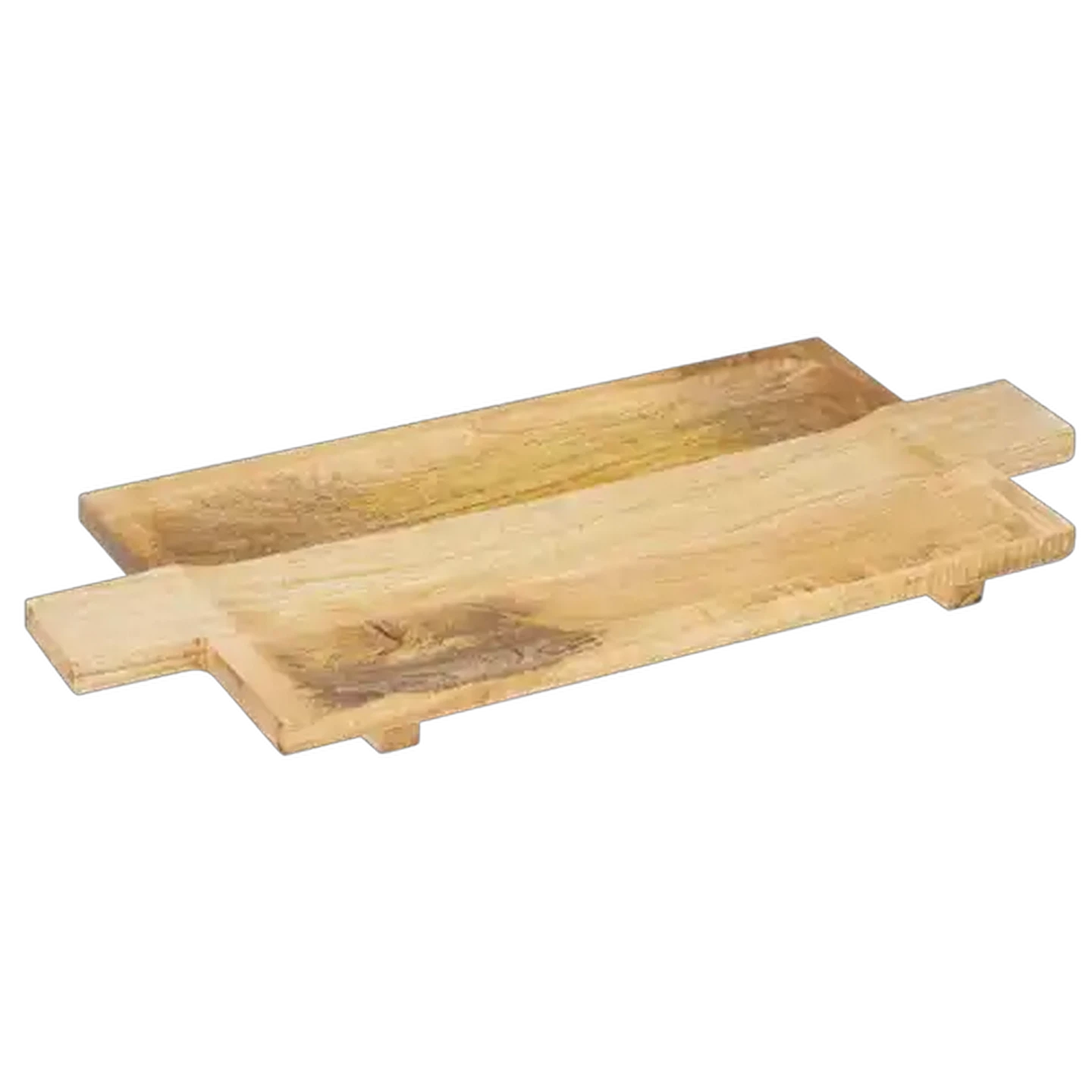 Image of Mango Wood Serving Platter with Handle 58 x 25cm