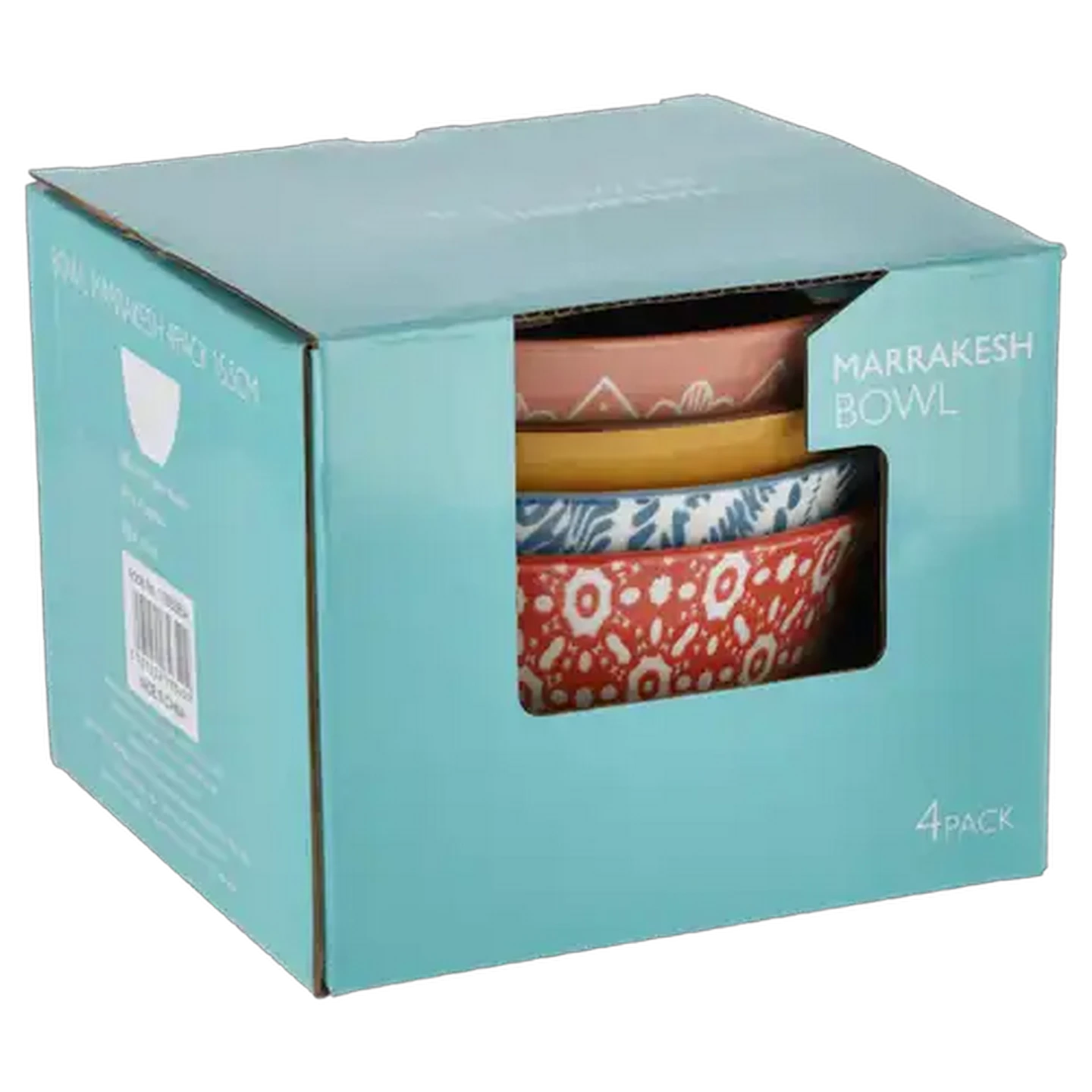 Image of Marrakesh Bowl 15.5cm 4 Pack (Design May Vary)