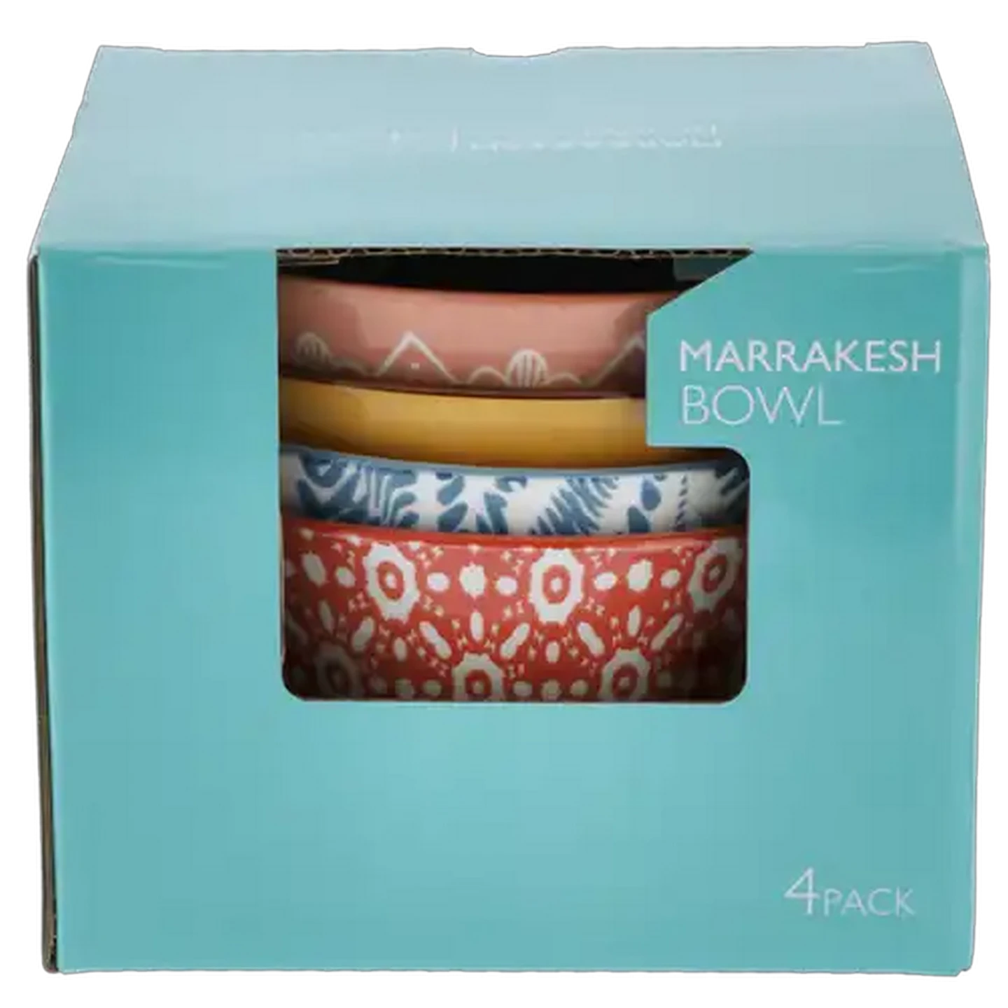 Image of Marrakesh Bowl 15.5cm 4 Pack (Design May Vary)