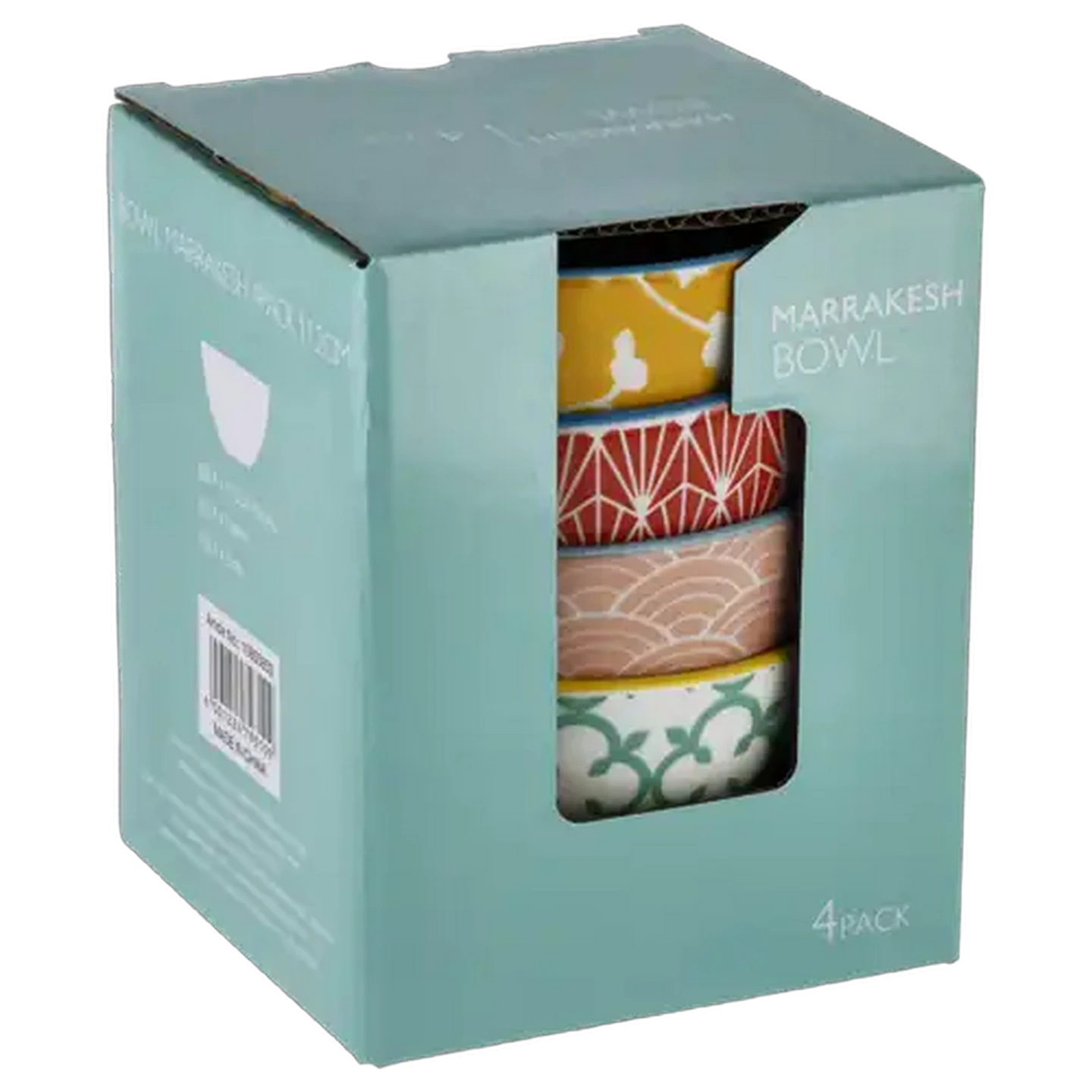 Image of Marrakesh Bowl 11.5cm 4 Pack (Colour May Vary)