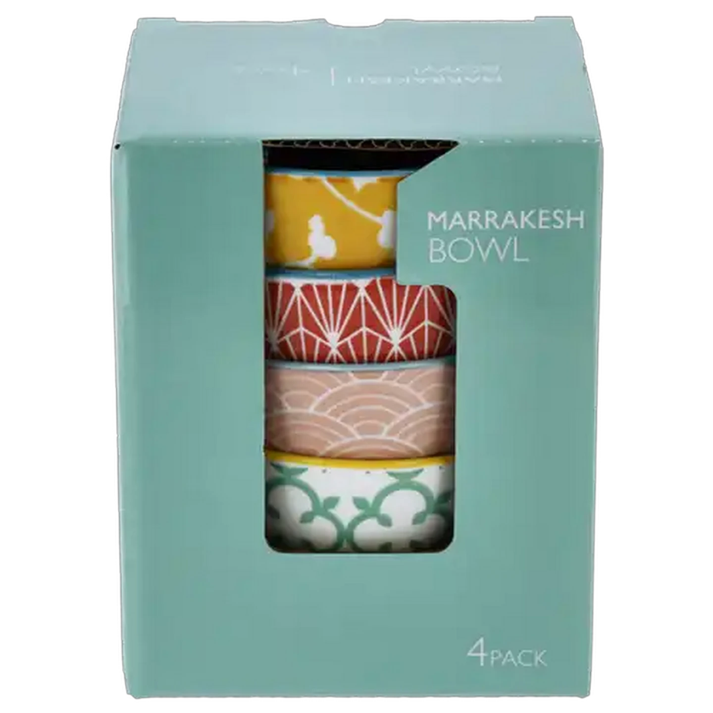 Image of Marrakesh Bowl 11.5cm 4 Pack (Colour May Vary)