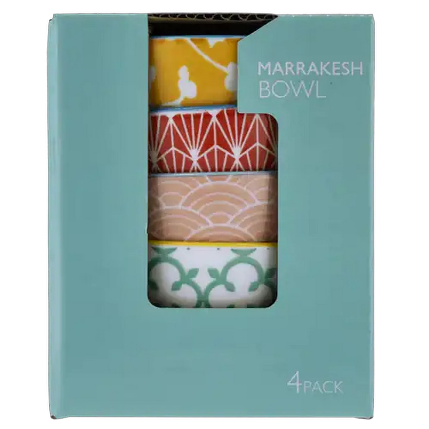 Image of Marrakesh Bowl 11.5cm 4 Pack (Colour May Vary)