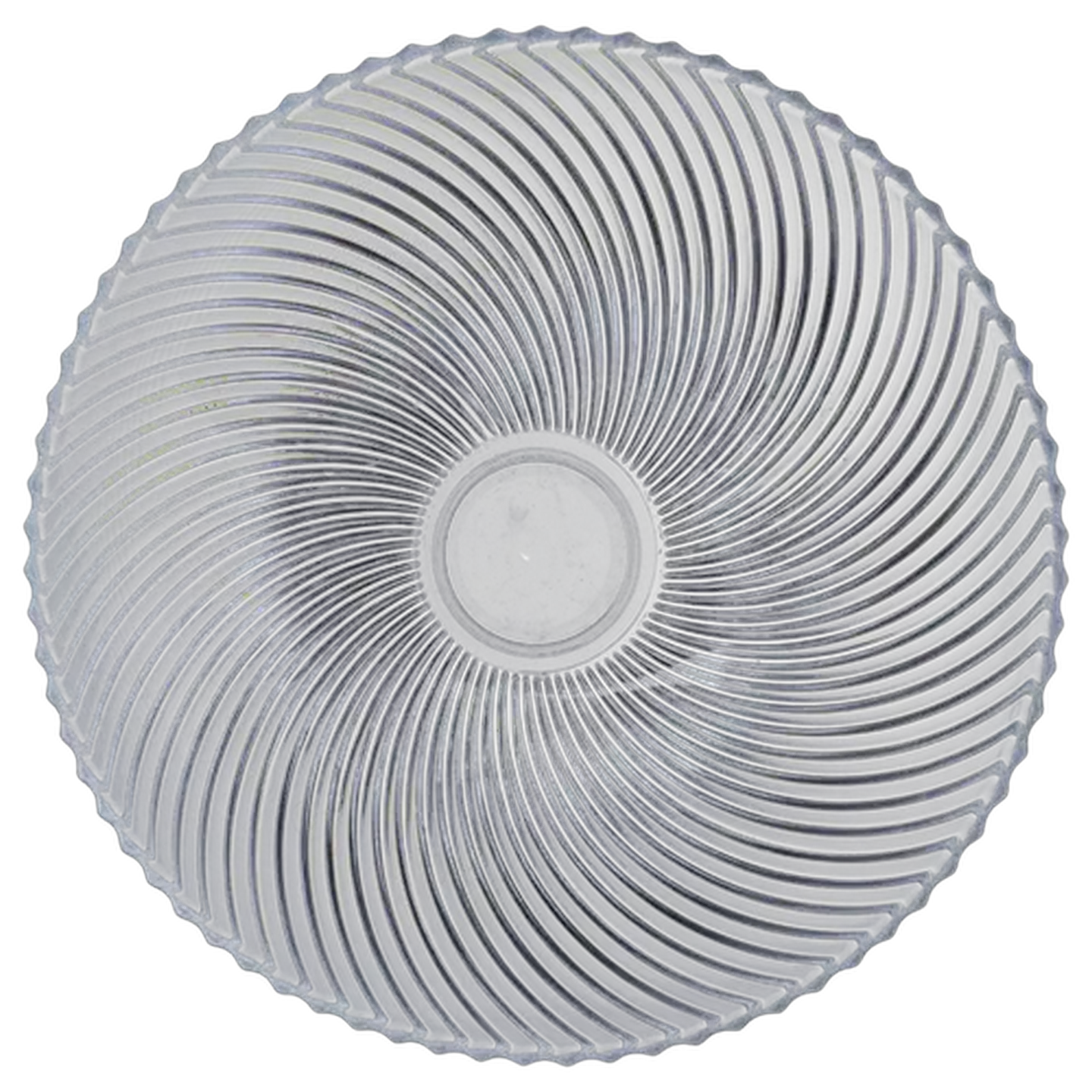 Image of Lined Glass Bowl 28cm