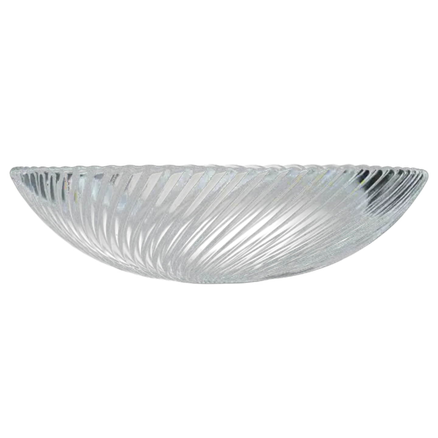 Image of Lined Glass Bowl 28cm