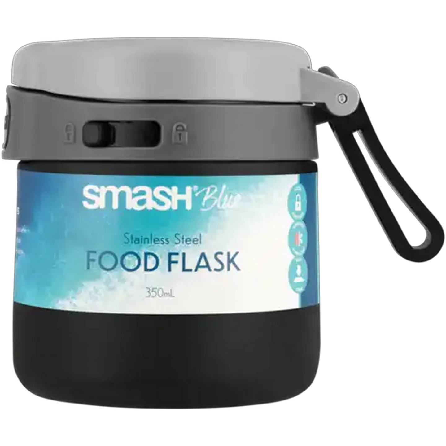 Image of Smash Blue Stainless Steel Food Flask 350ml (Colour May Vary)