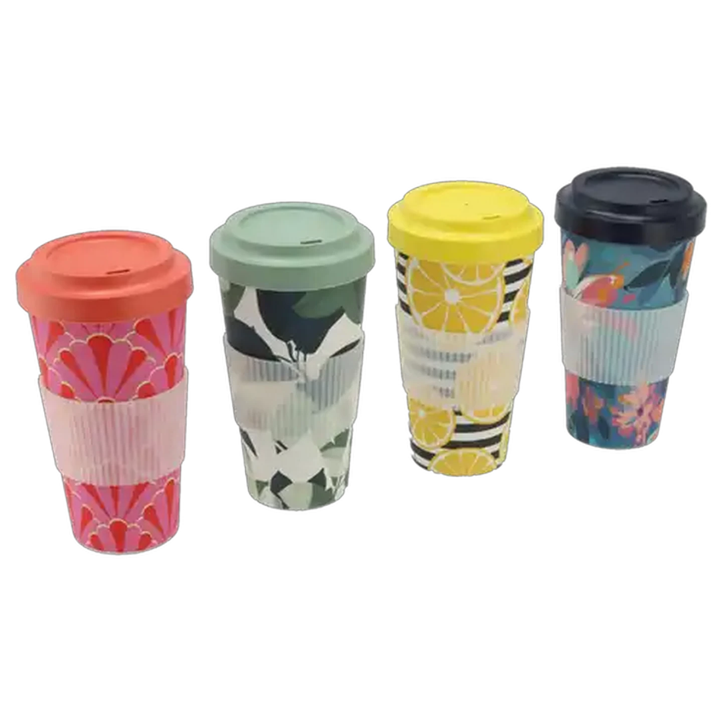 Image of Bamboo Fibre Design Coffee Mug 650ml (Design May Vary)