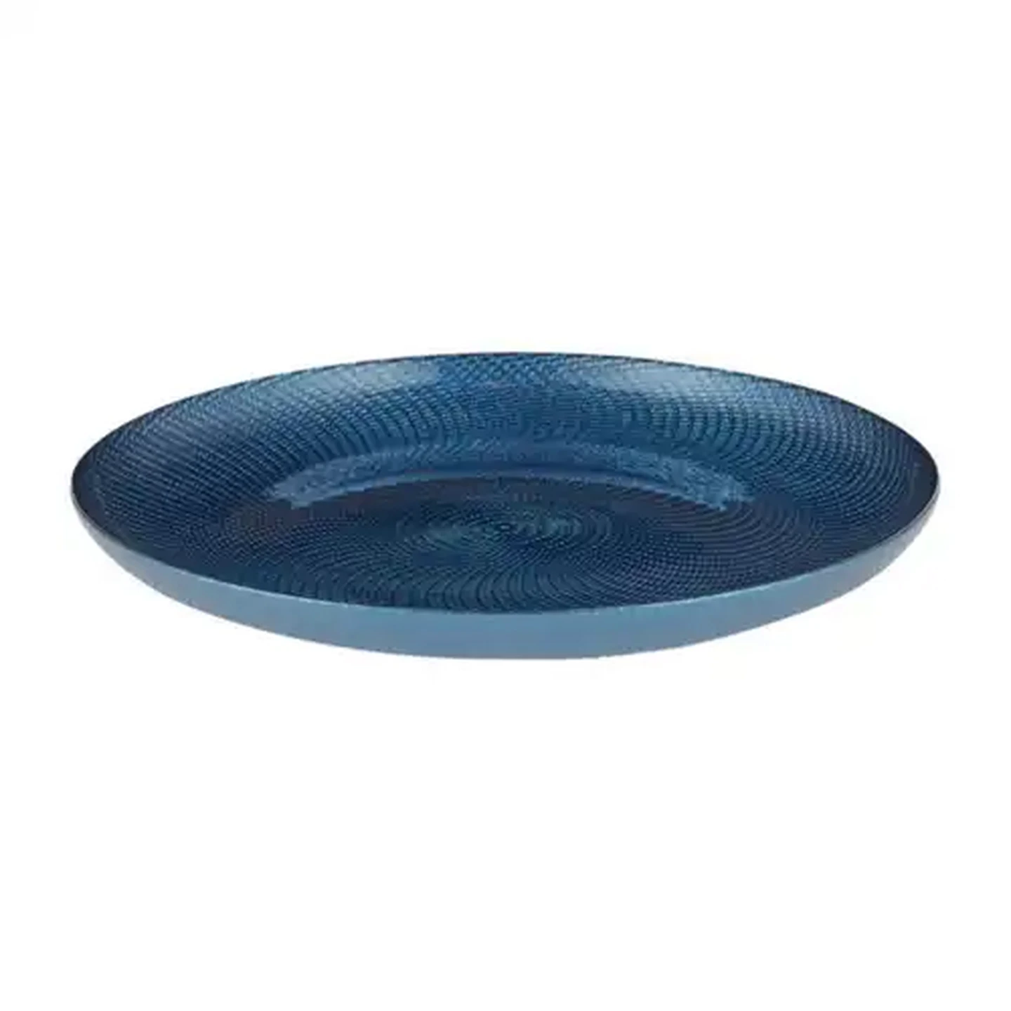 Image of Fabian Blue Glass Plate 21cm