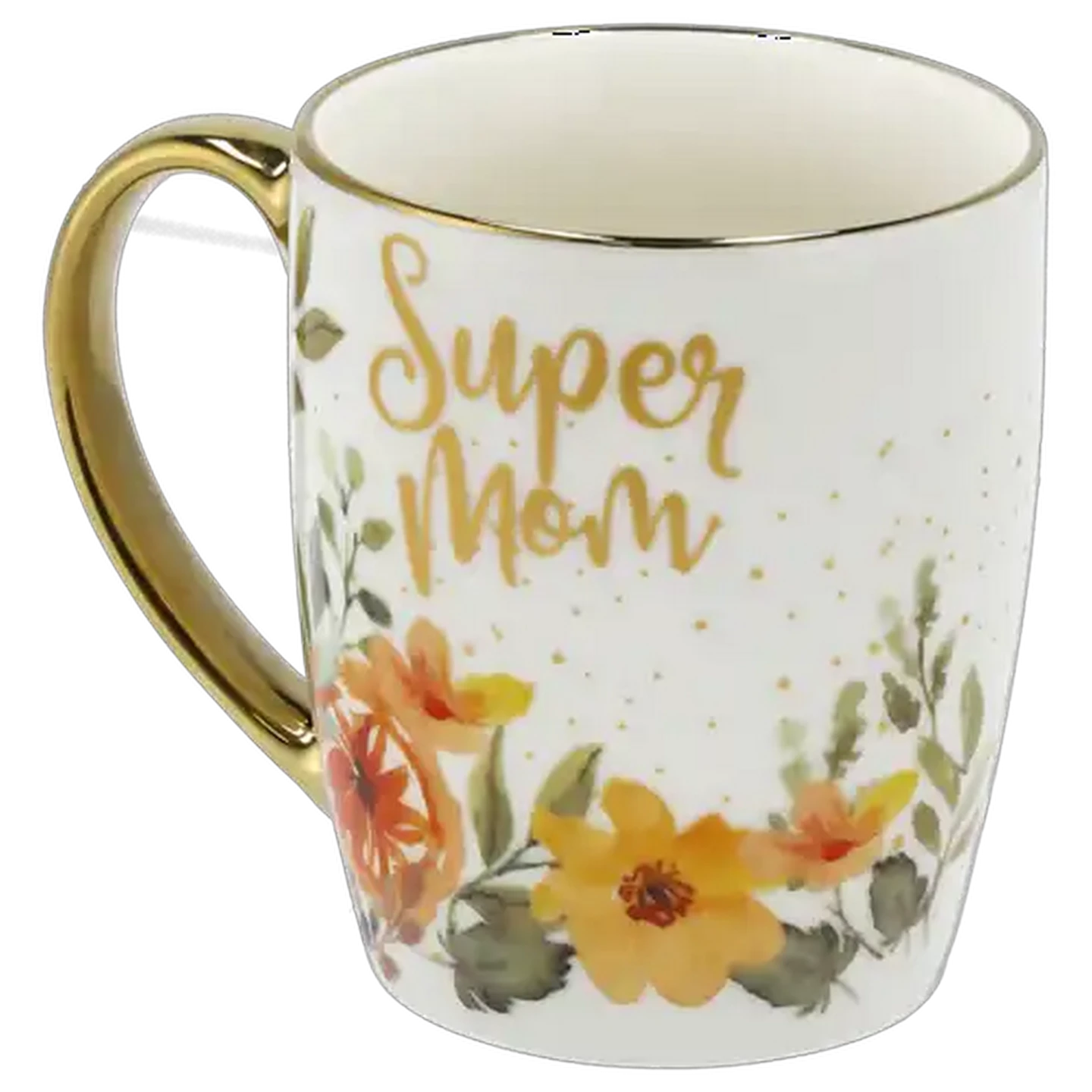 Image of Super Mom Gold Rim Coffee Mug