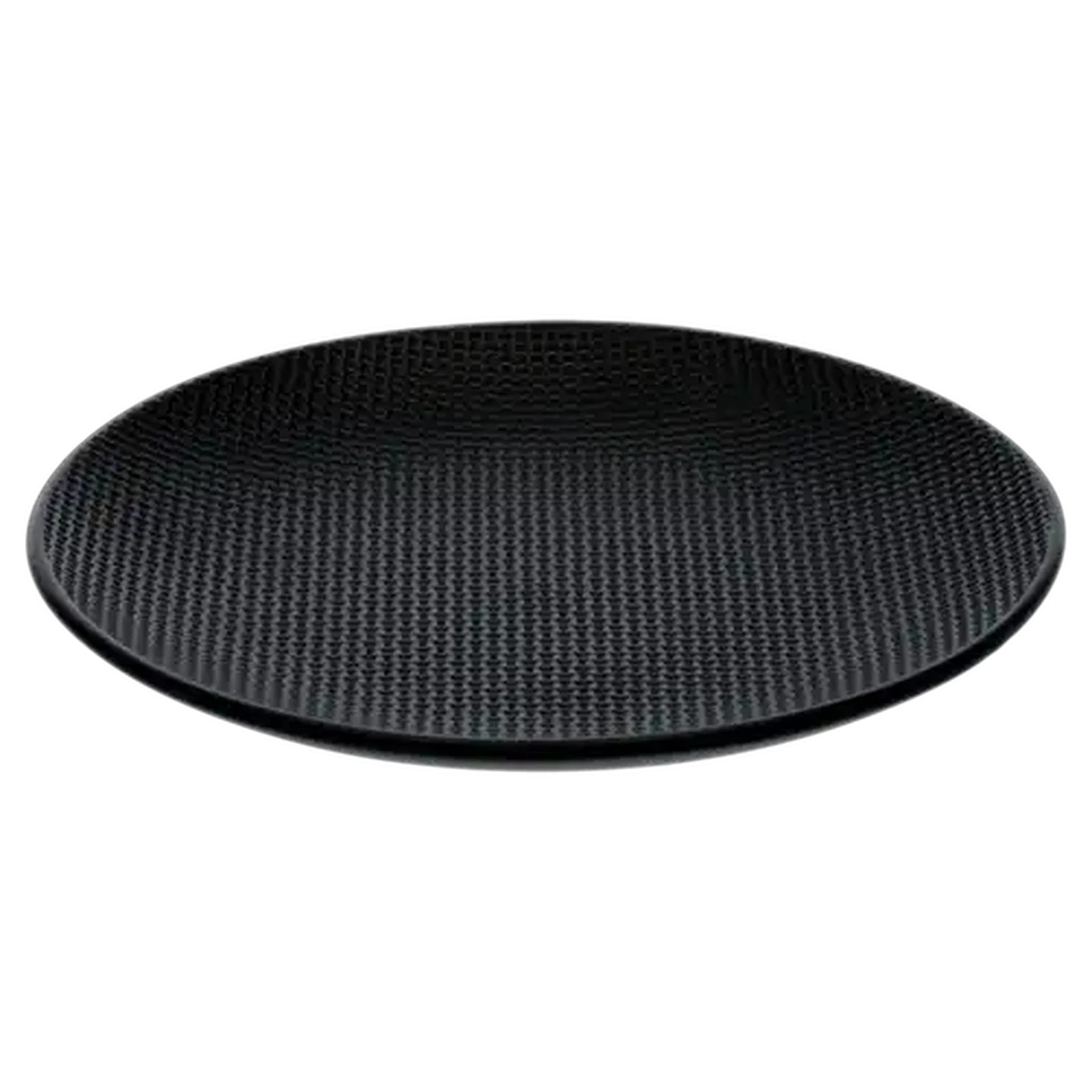 Image of Textured Black Side Plate 20.5cm