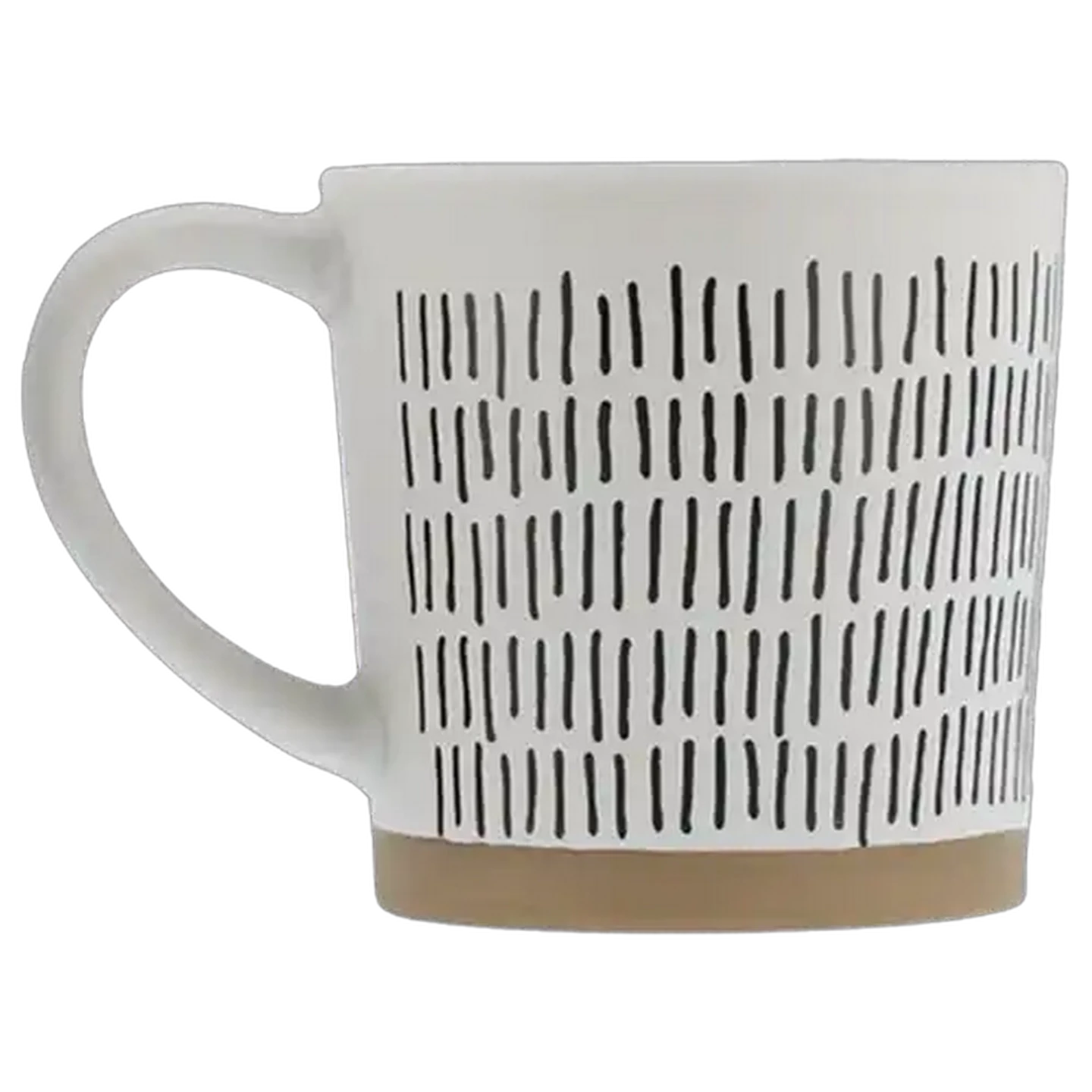 Image of Abstract Stoneware Coffee Mugs 4-Pack (Design May Vary)