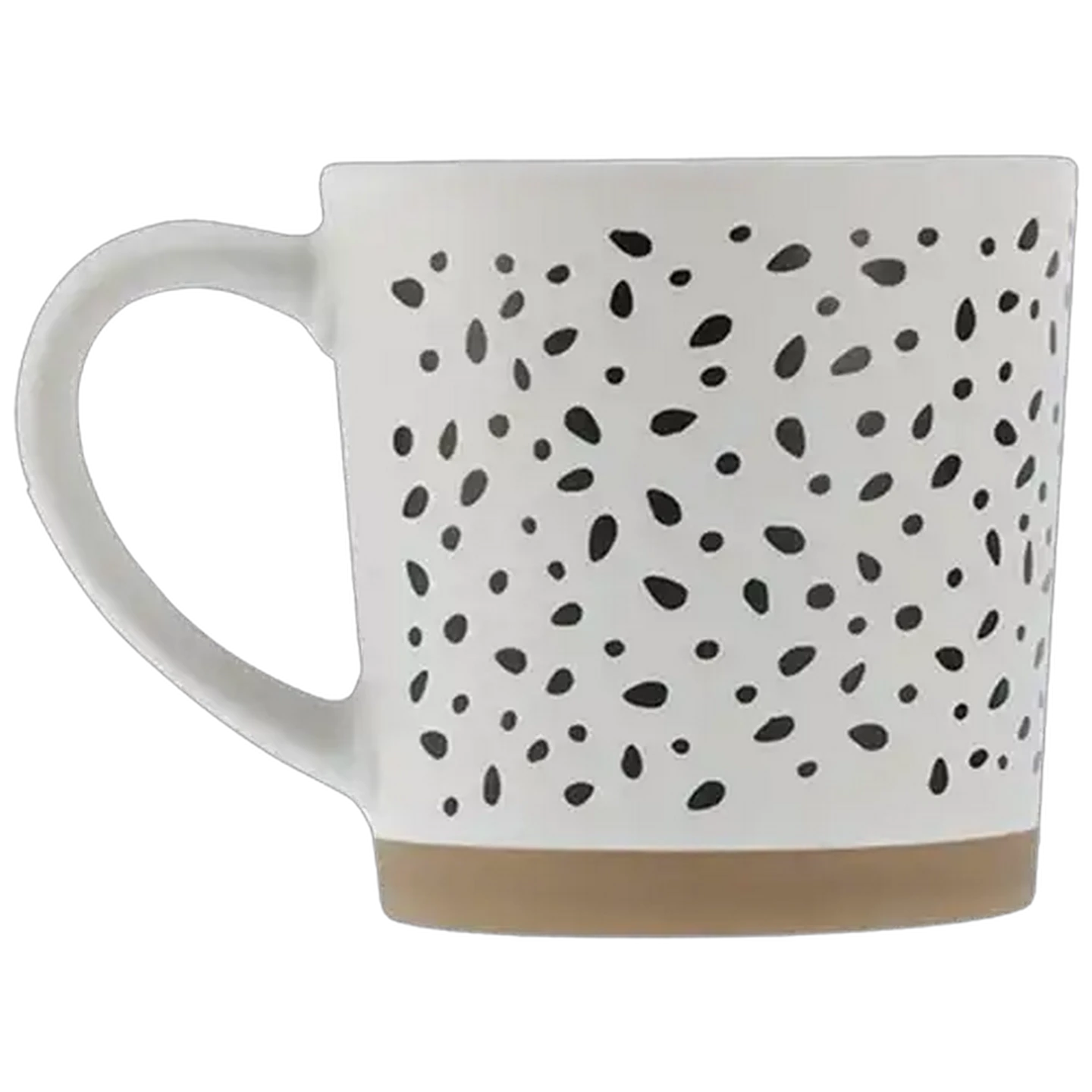 Image of Abstract Stoneware Coffee Mugs 4-Pack (Design May Vary)
