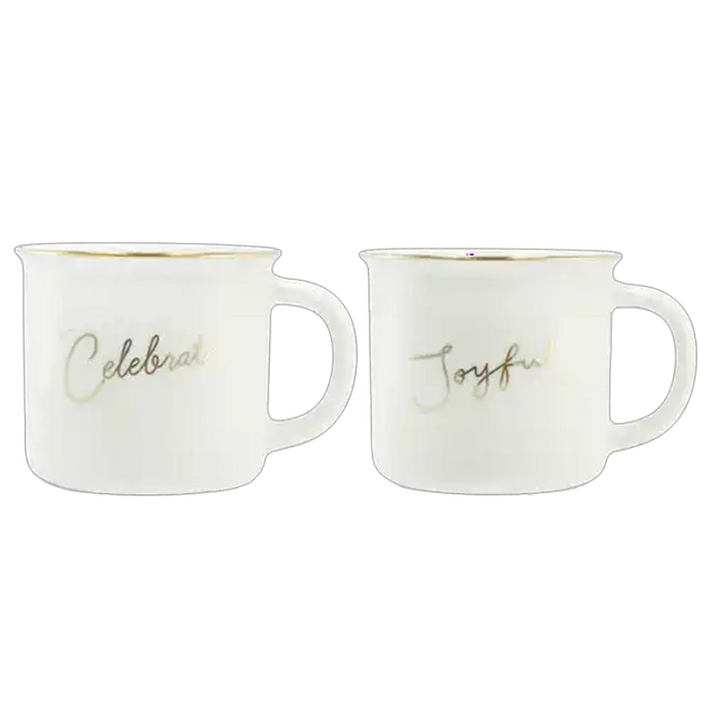 Image of Gold Slogan Coffee Mug 320ml (Print May Vary)