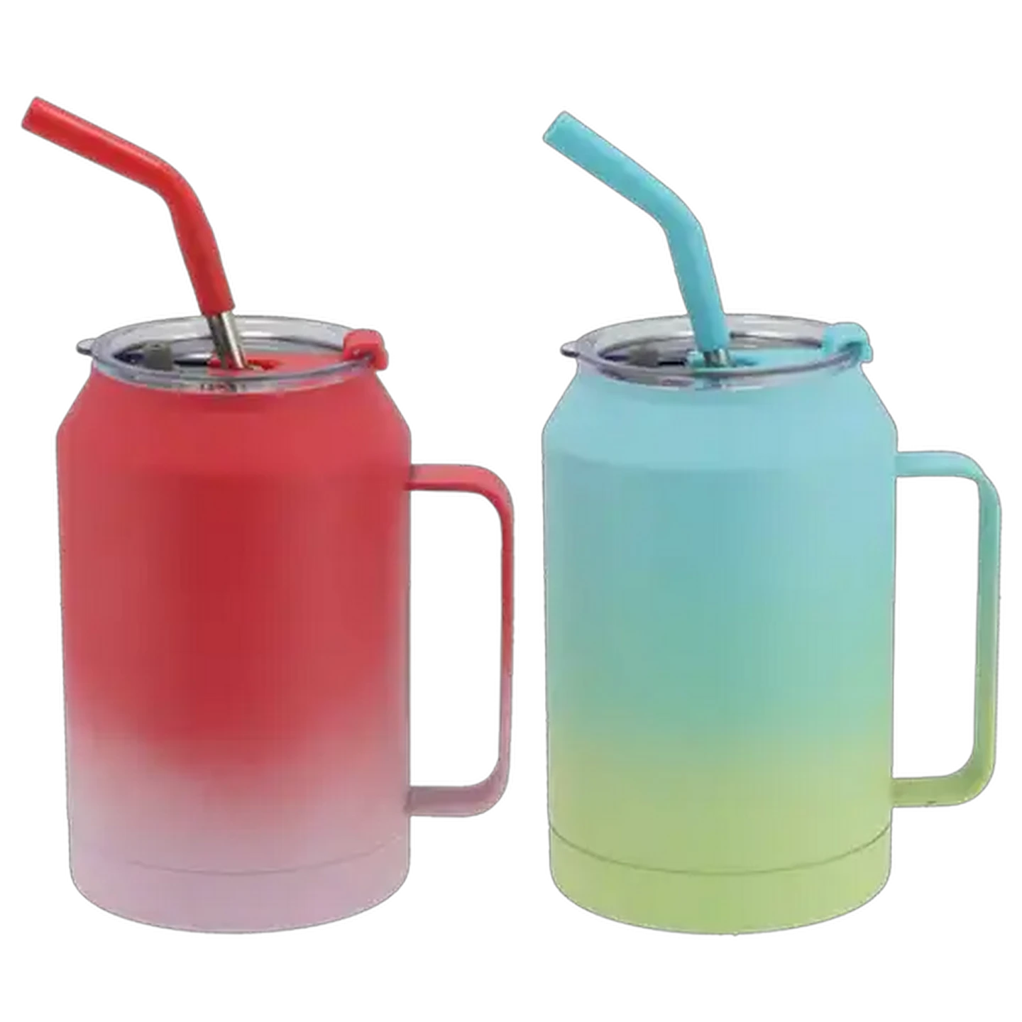 Image of Festival Travel Mug with Straw 950ml (Colour May Vary)