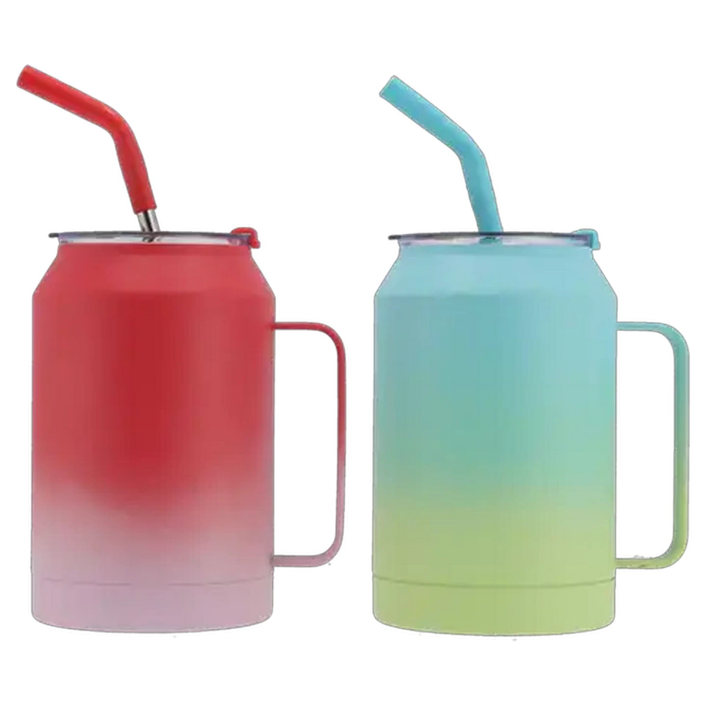 Image of Festival Travel Mug with Straw 950ml (Colour May Vary)