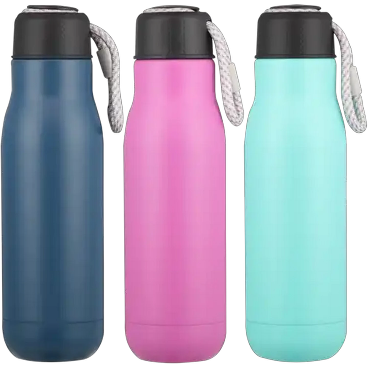 Image of Stainless Steel Thermal Metallic Bottle (Colour May Vary)