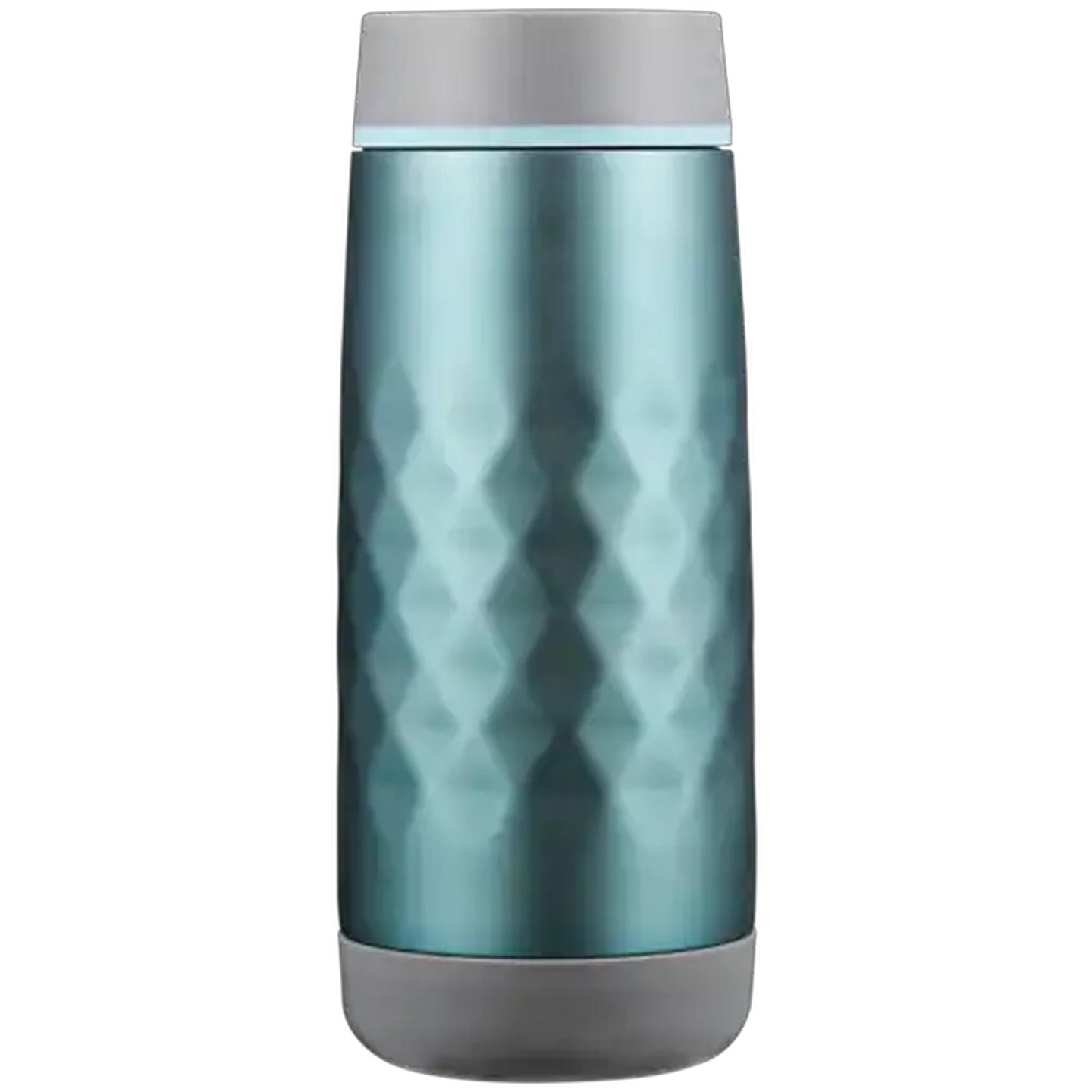 Image of TravelVac Geometric Stainless Steel Gold Travel Mug 600ml