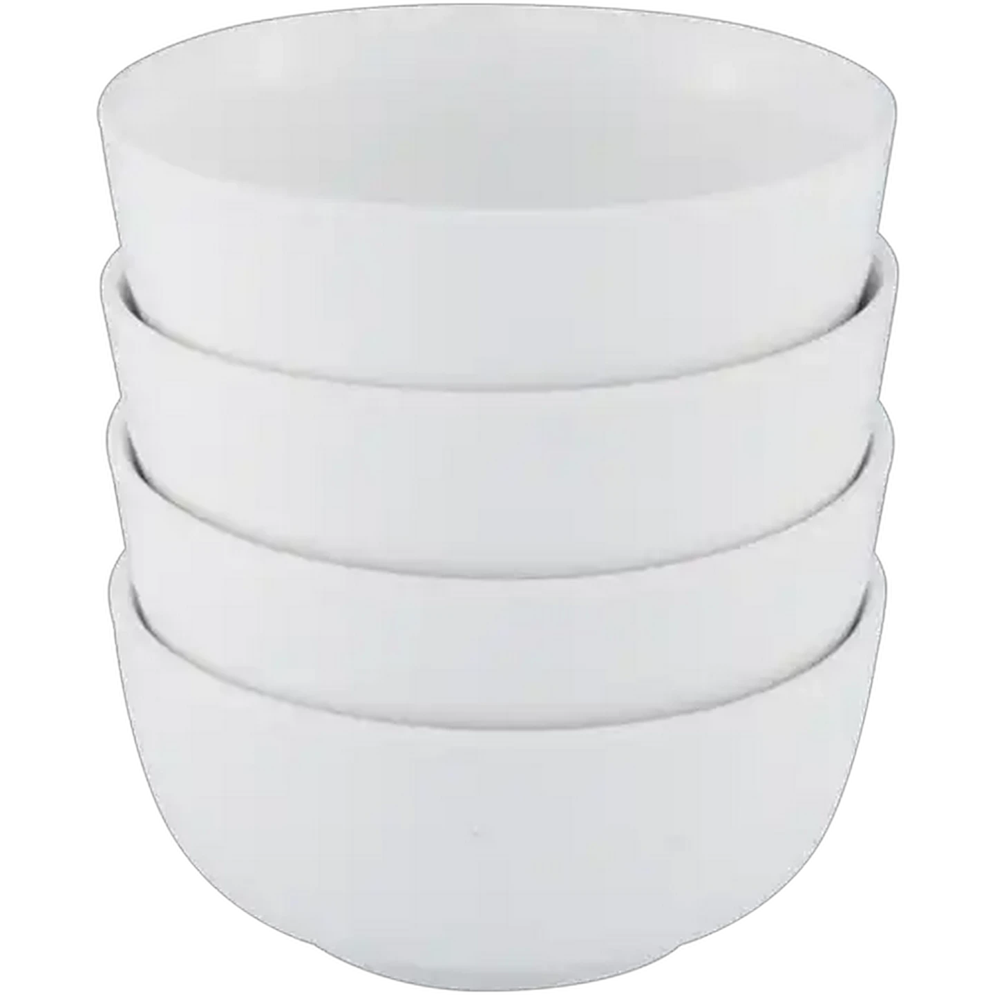 Image of Coup White Porcelain Bowl Set 4 Piece