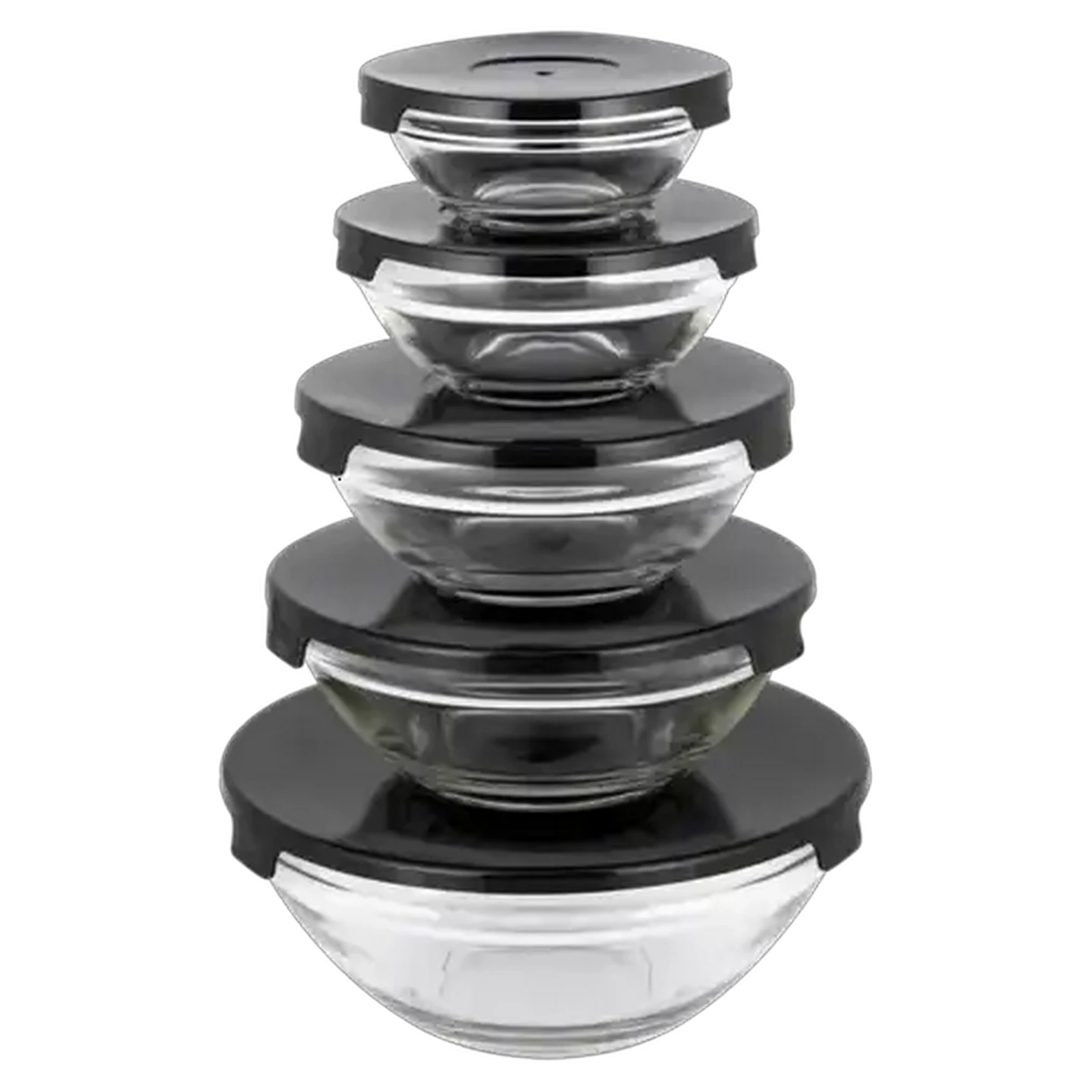 Image of Glass Bowl Set 5 Piece