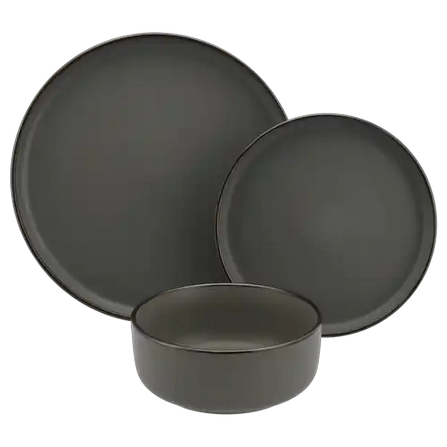 Image of Halo Dinner Set 12 Piece  (Colour May Vary)