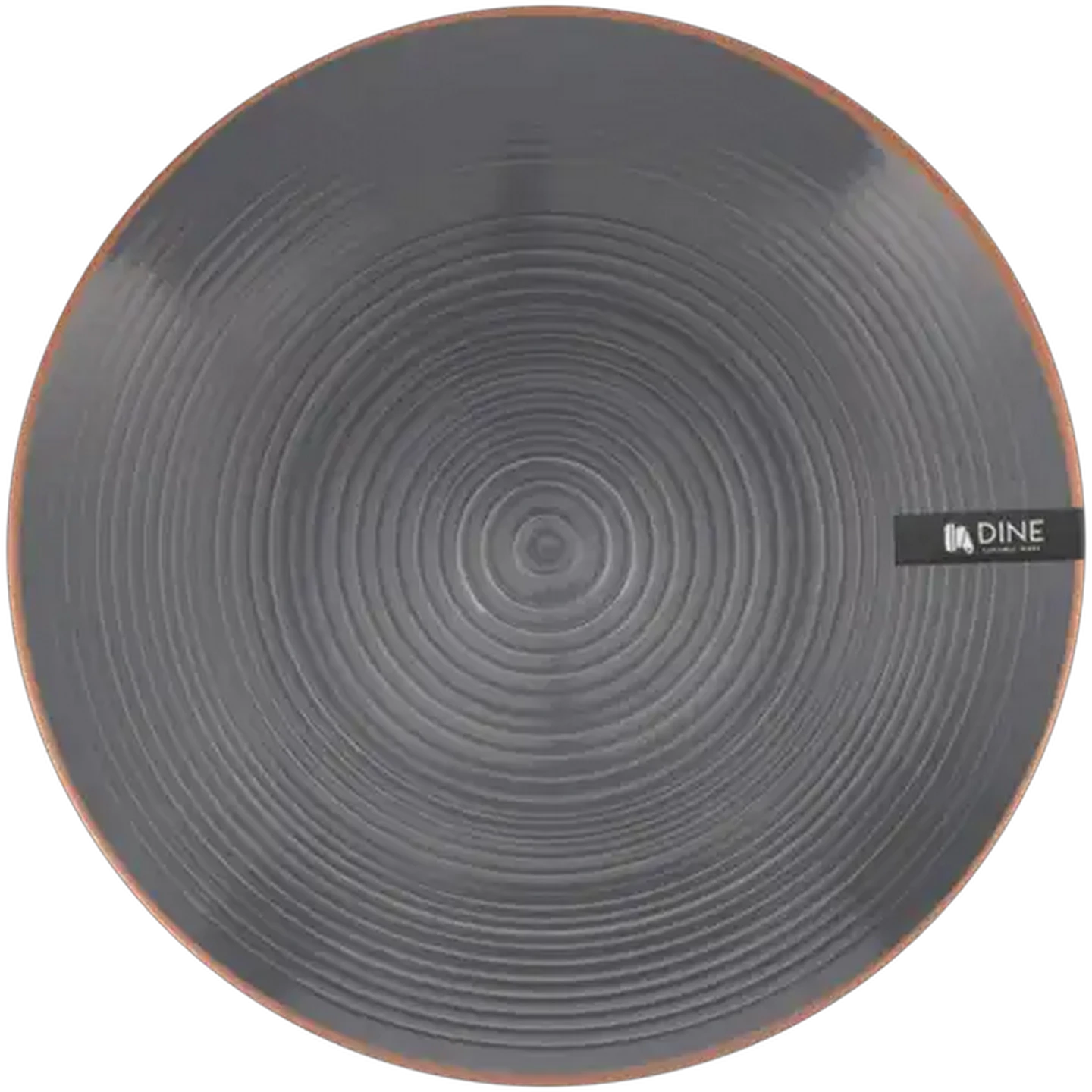 Image of Dine Ceramic Ware Tuscany & Grey Dinner Plate