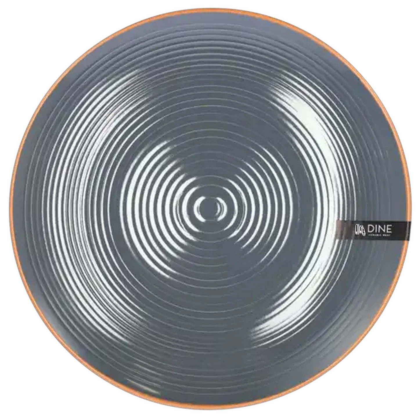 Image of Dine Ceramic Ware Tuscany & Grey Dinner Plate