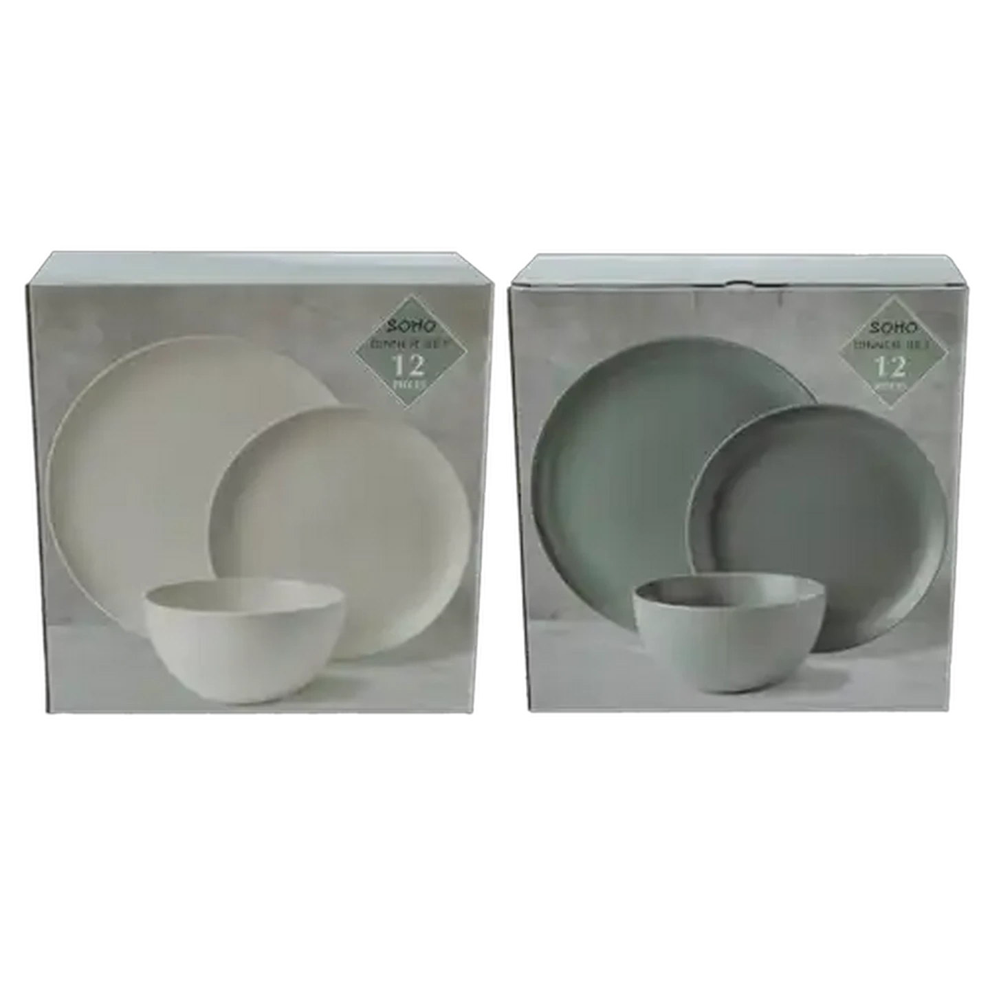 Image of Soho Dinner Set 12 Piece (Colour May Vary)