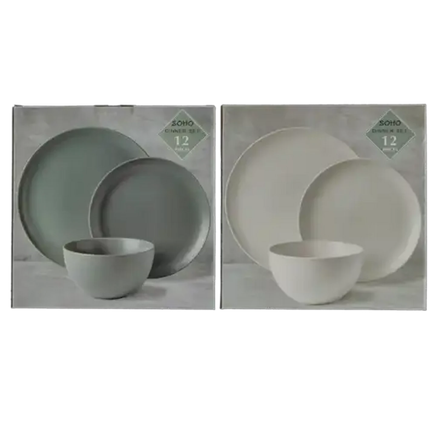 Image of Soho Dinner Set 12 Piece (Colour May Vary)