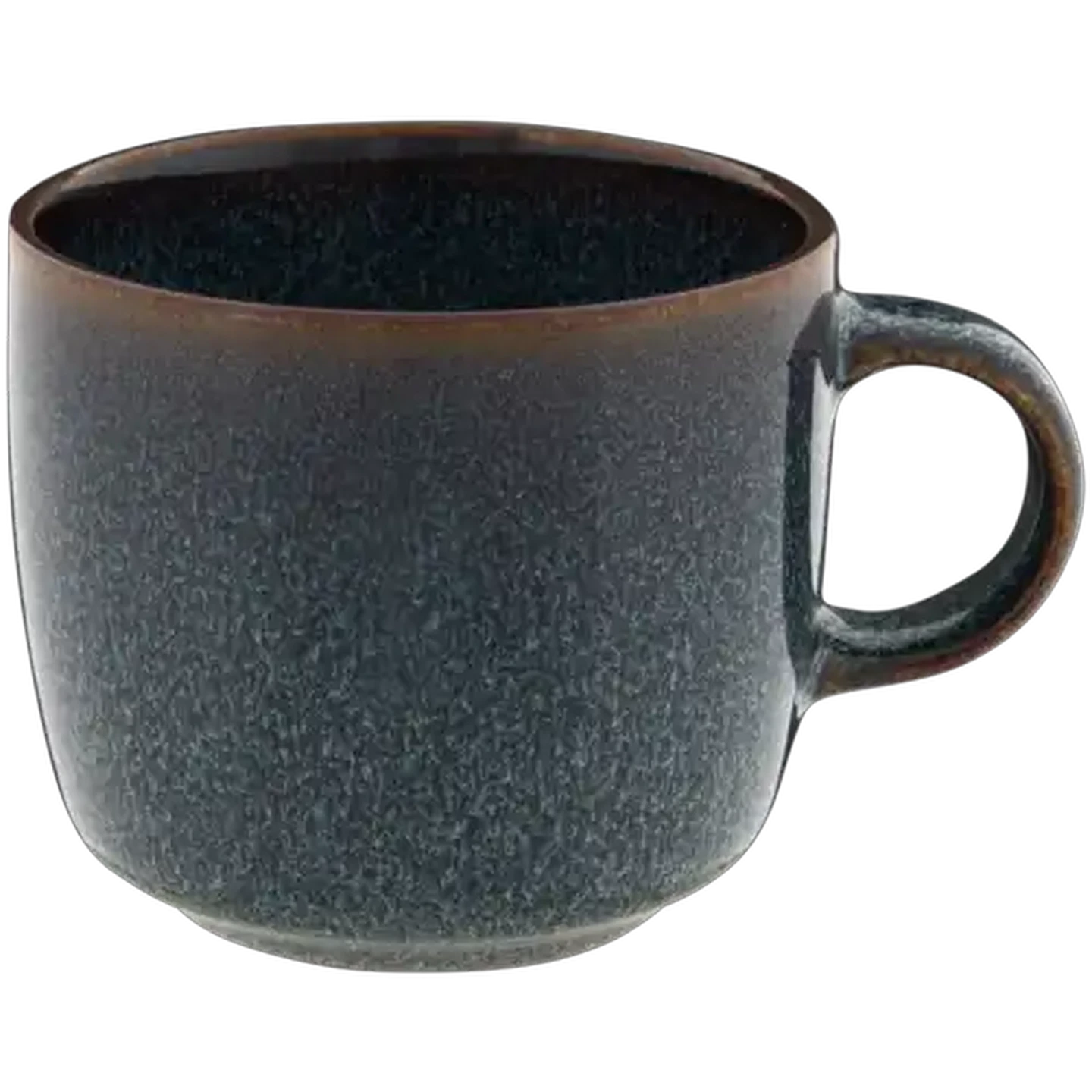 Image of Nova Blue Glazed Coffee Mugs 4-Pack