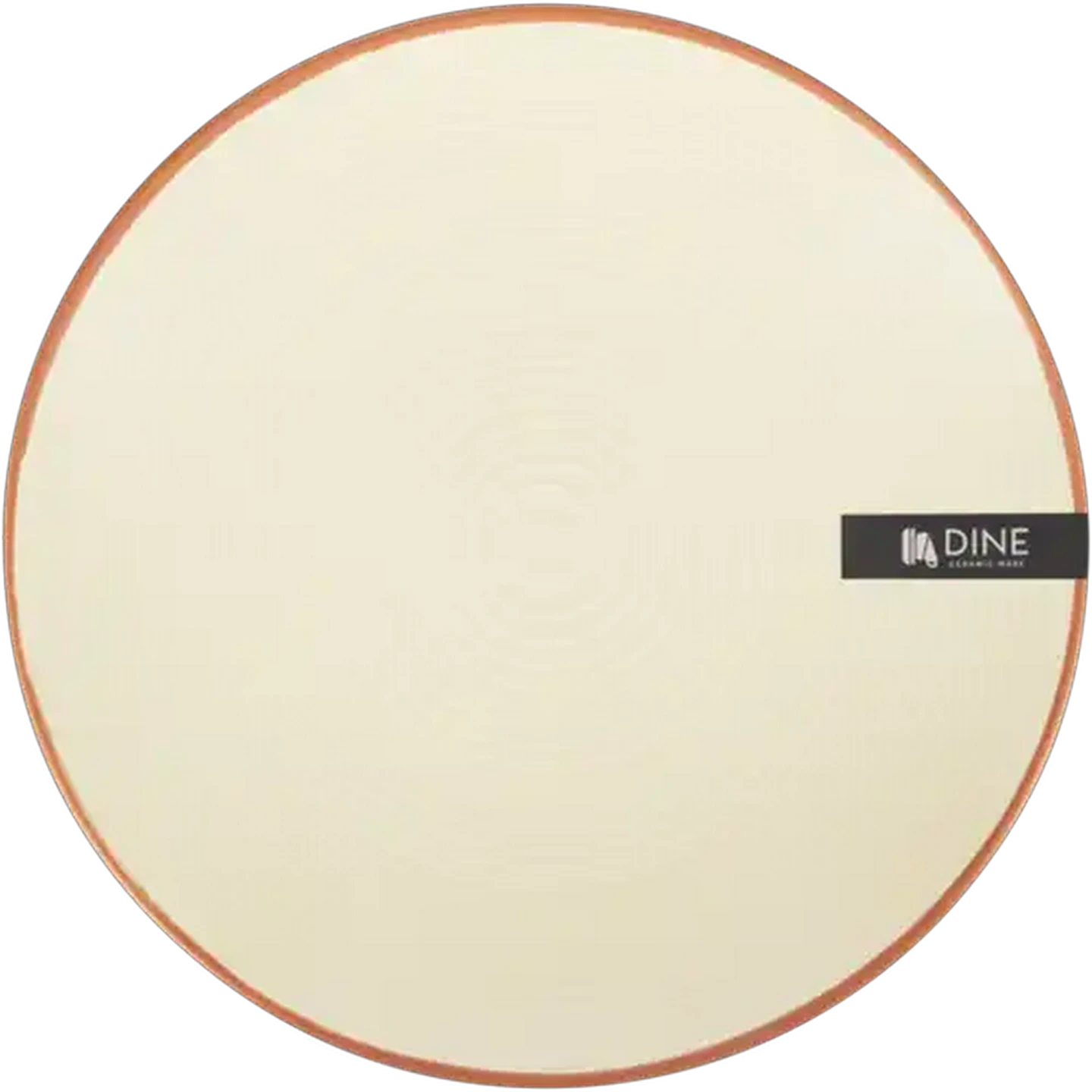 Image of Dine Ceramic Ware Tuscany Cream Dinner Plate 28cm
