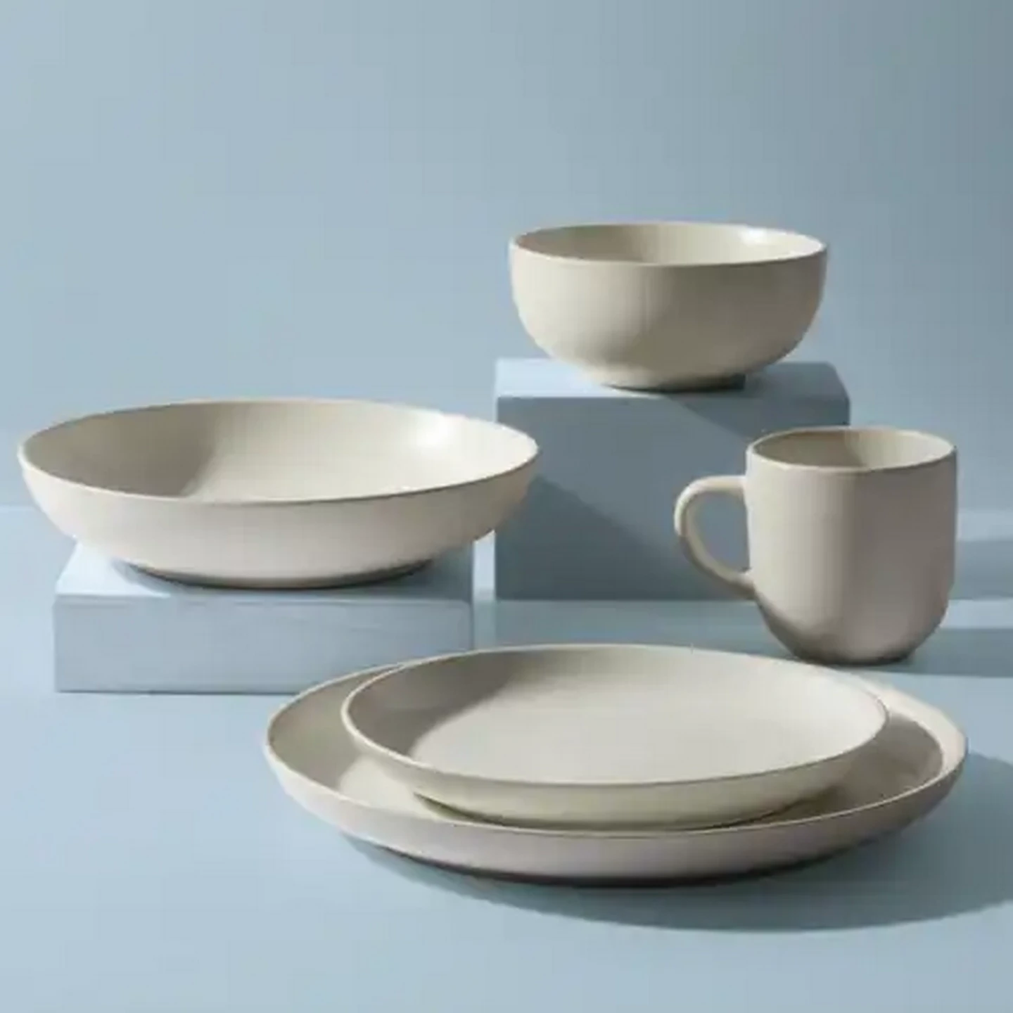 Image of Habitat White Dinner Plate 26.5cm