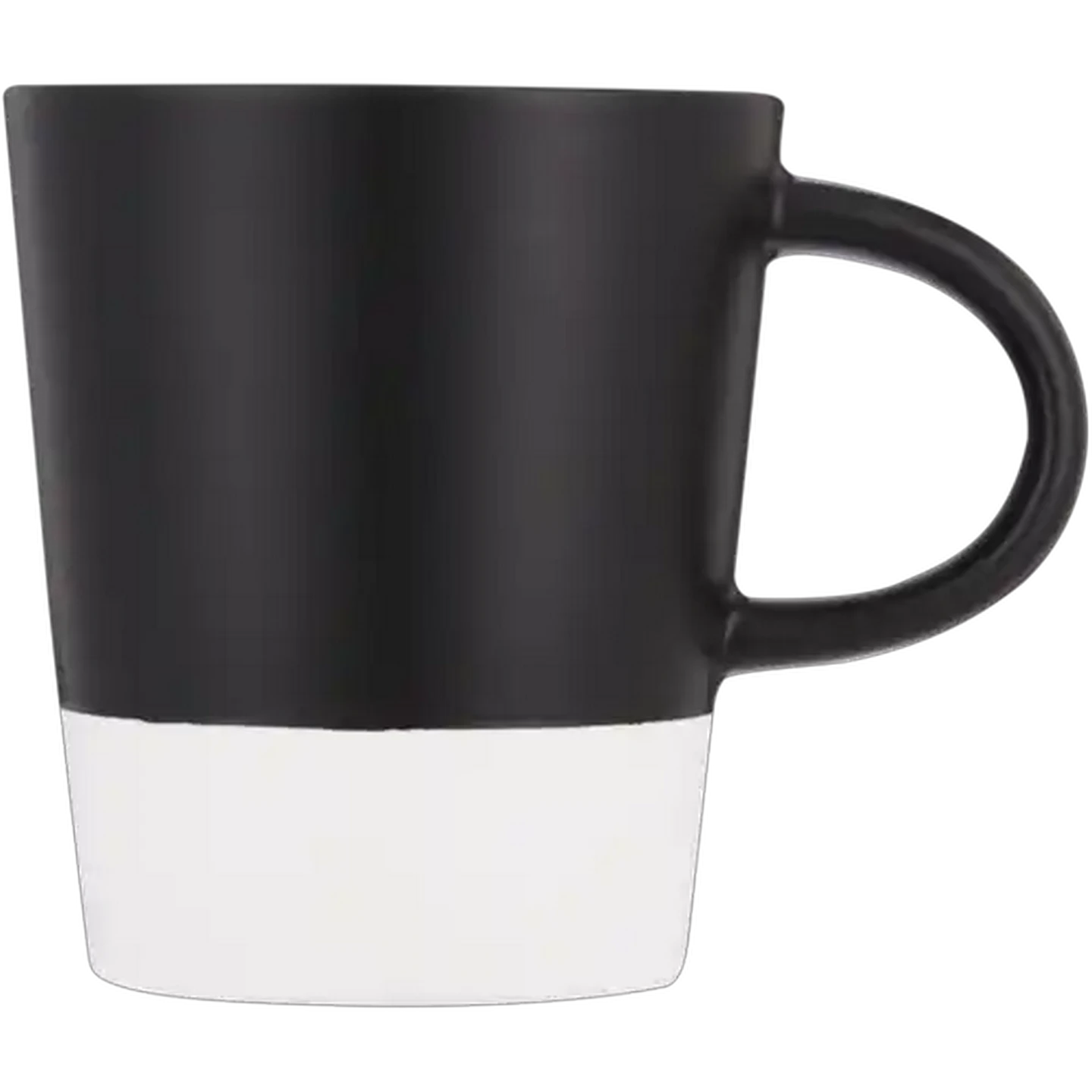 Image of Black & White Country Stoneware Coffee Mug 360ml
