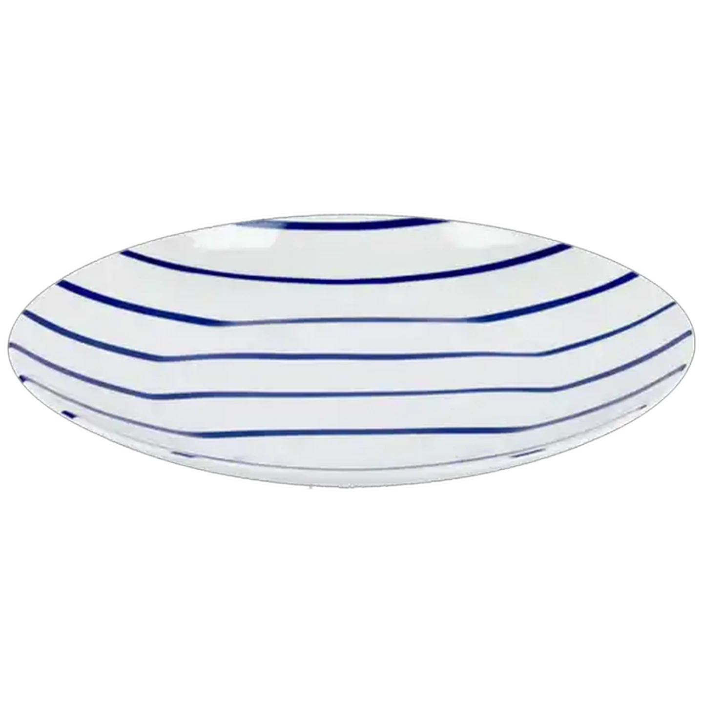 Image of Ocean Blue Decal Dinner Plate 25.4cm