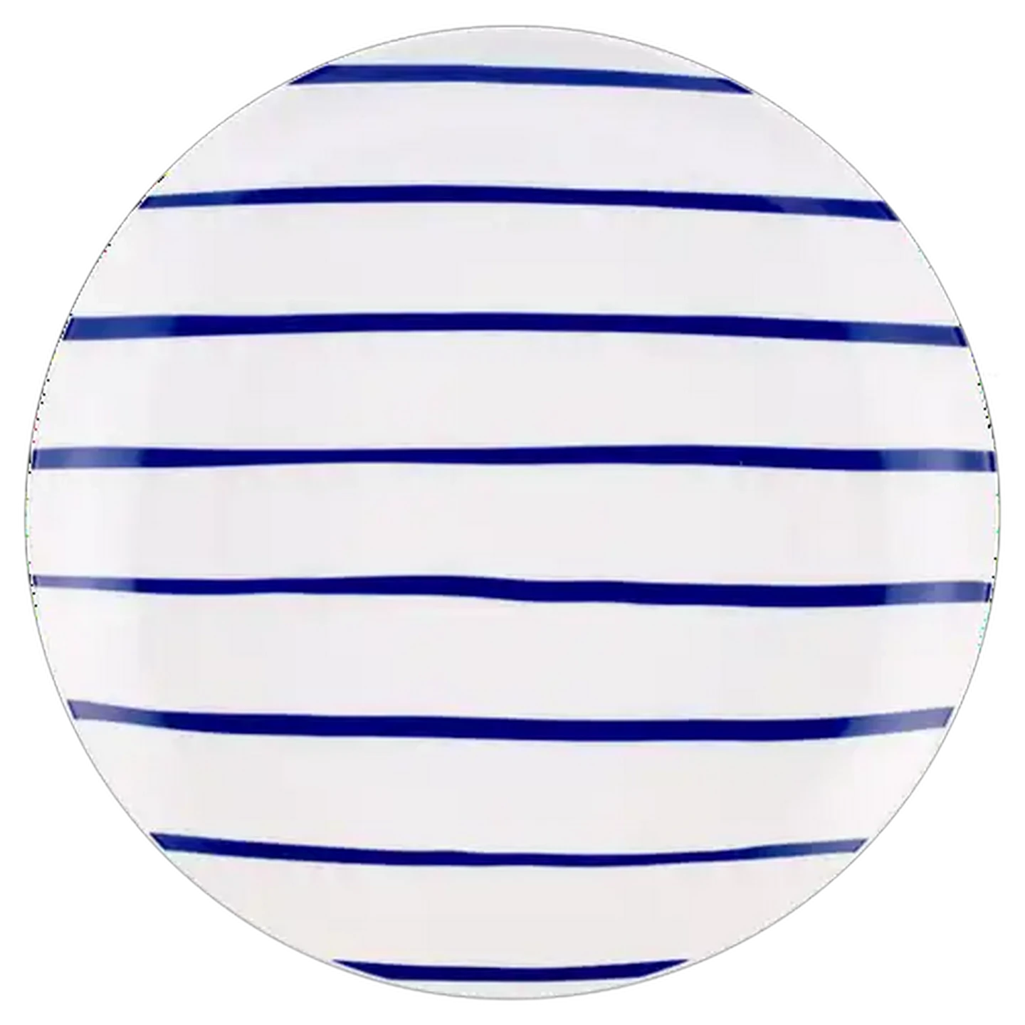 Image of Ocean Blue Decal Dinner Plate 25.4cm