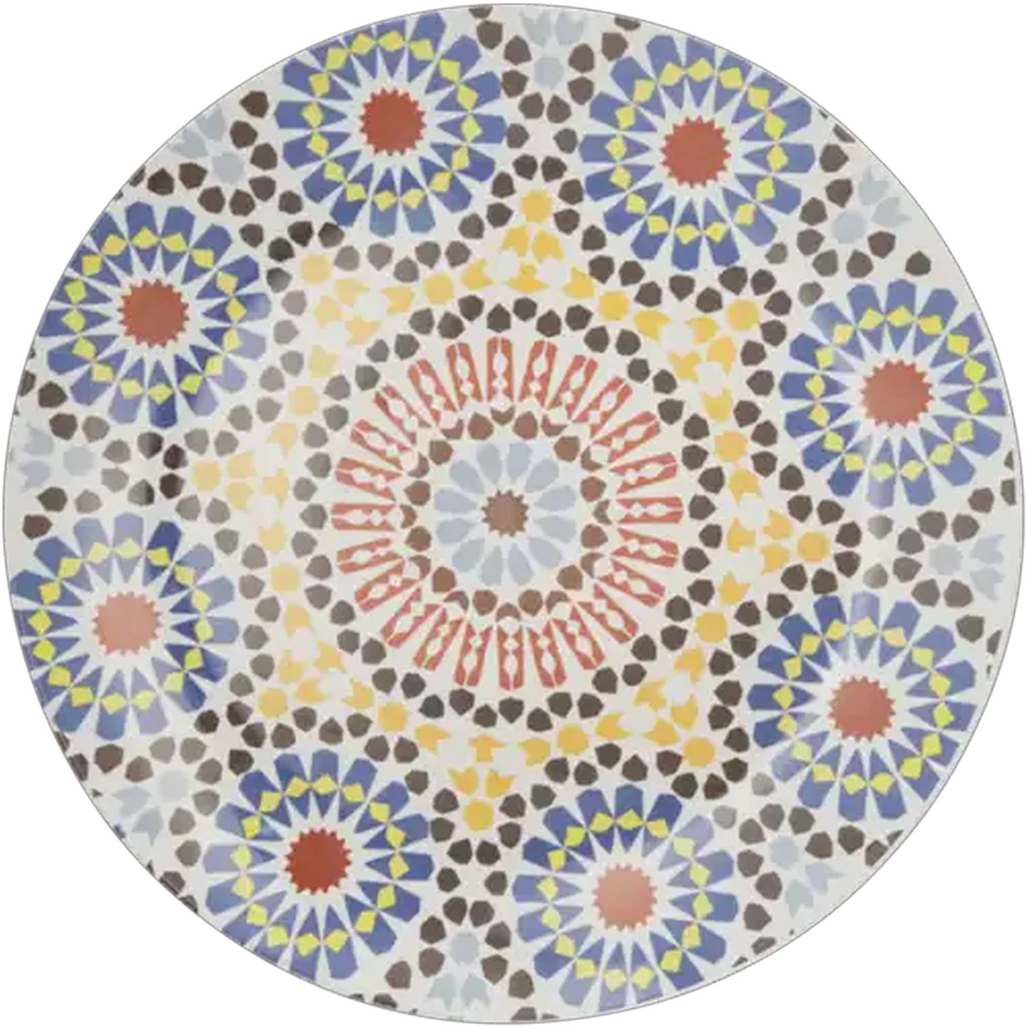 Image of Round Mosaic Serving Platter 30cm