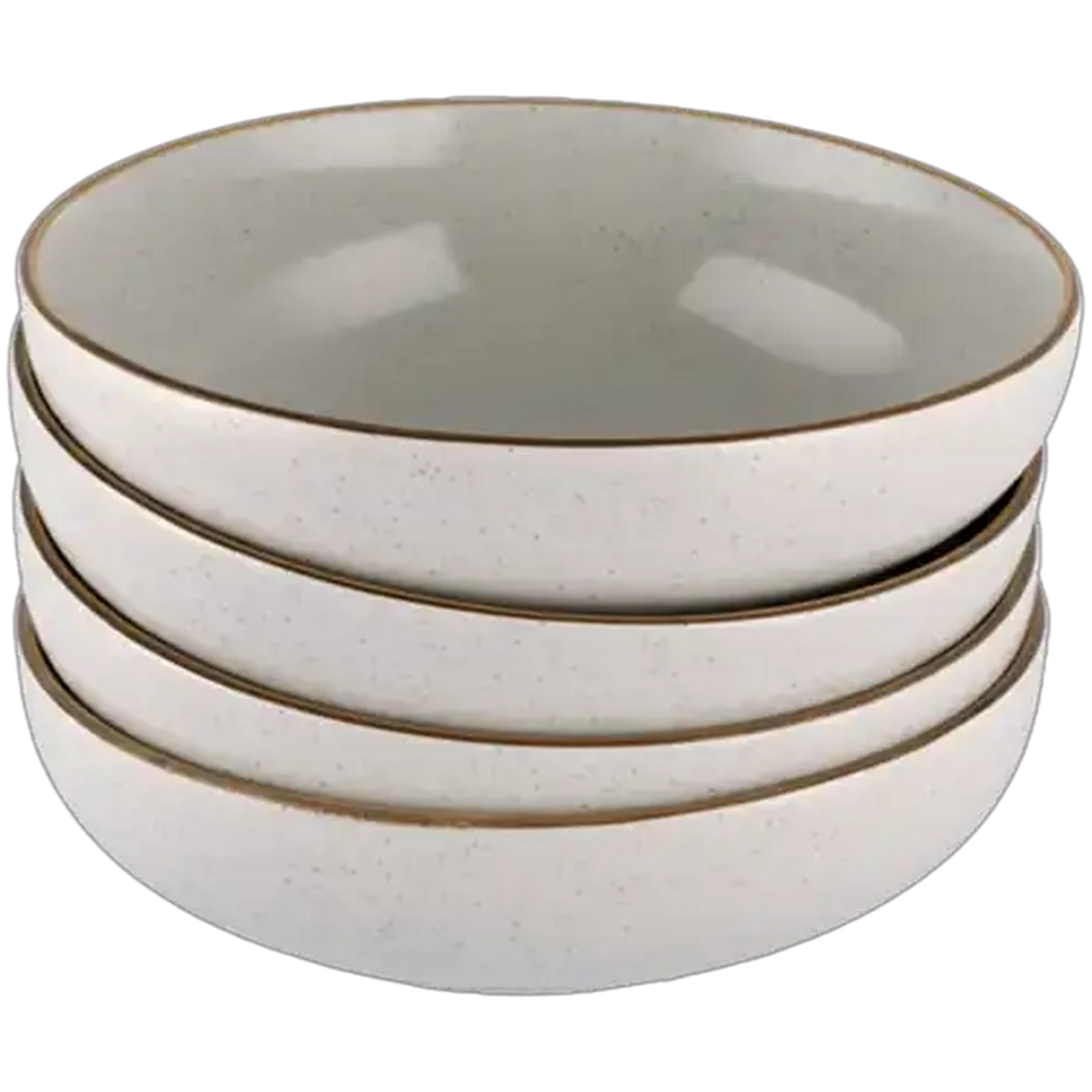 Image of Stoneware Rustic Grey Soup Bowls 4-Pack