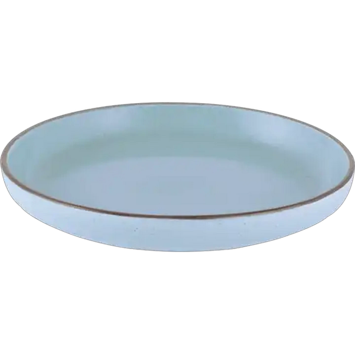 Image of Rustic Blue Stoneware Side Plates 21.3cm 4-Pack