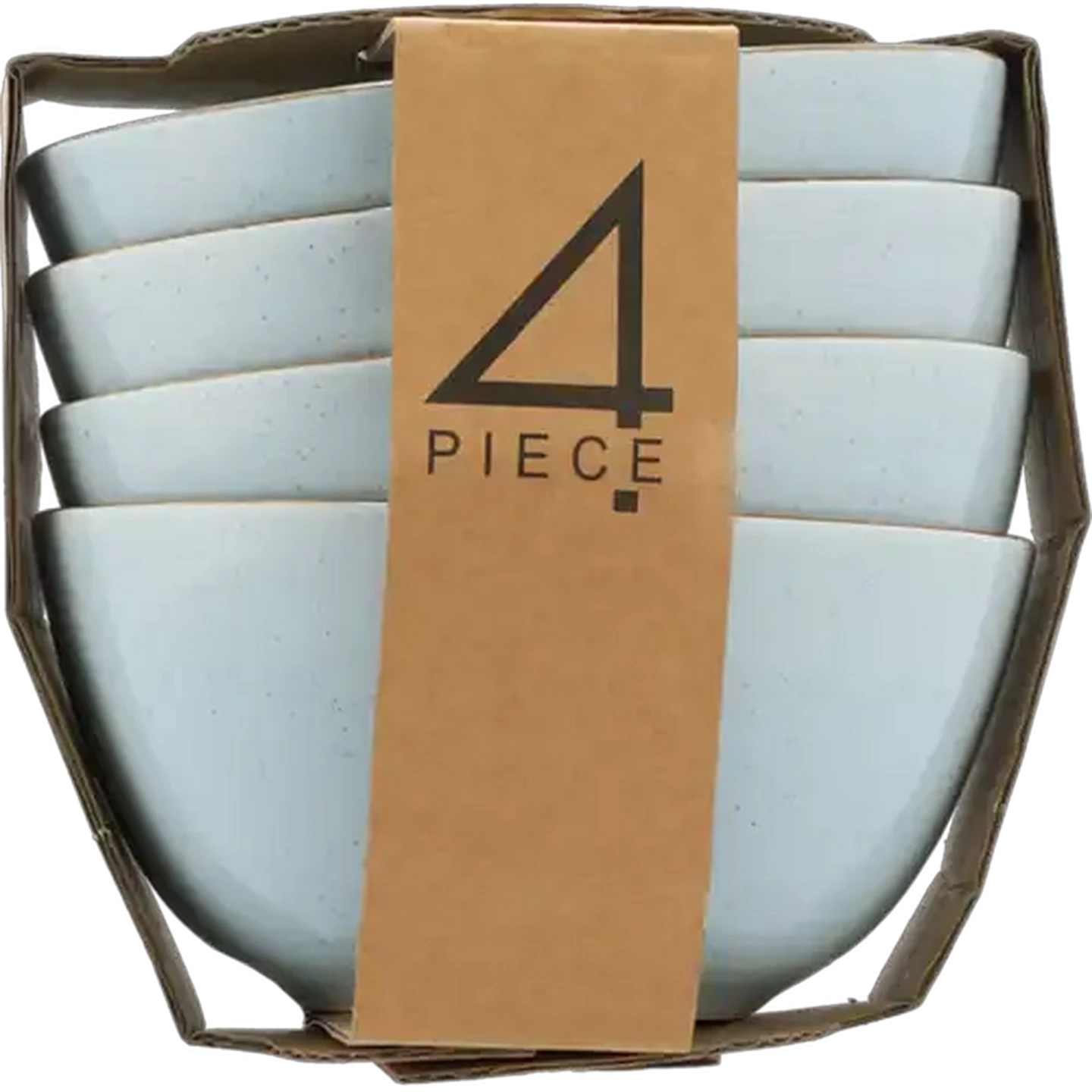 Image of Rustic Blue Bowls 15.2cm 4-Pack