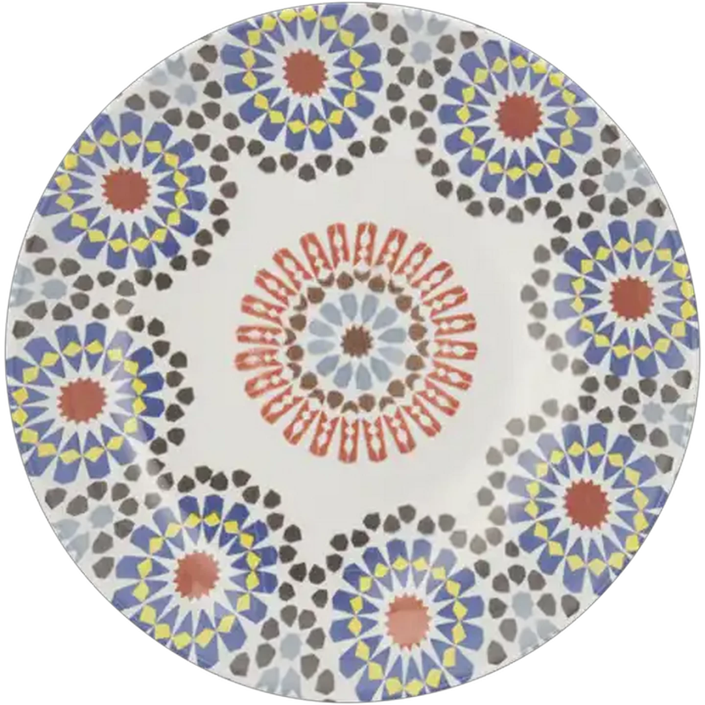 Image of Round Mosaic Salad Bowl 30cm